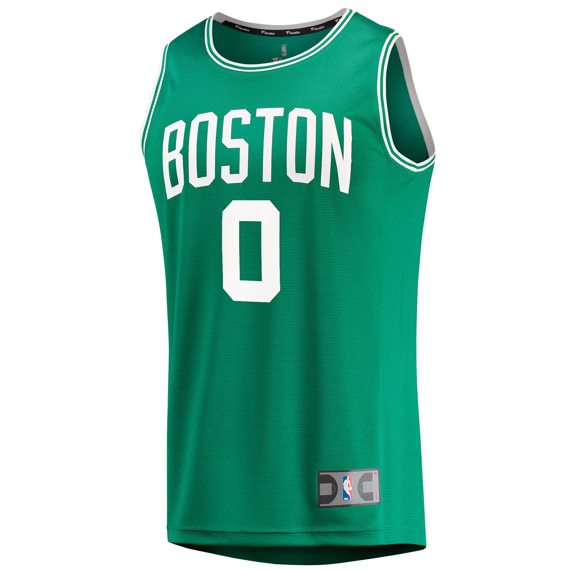 Men's Fanatics Jayson Tatum Kelly Green Boston Celtics Fast Break Replica Jersey - Icon Edition