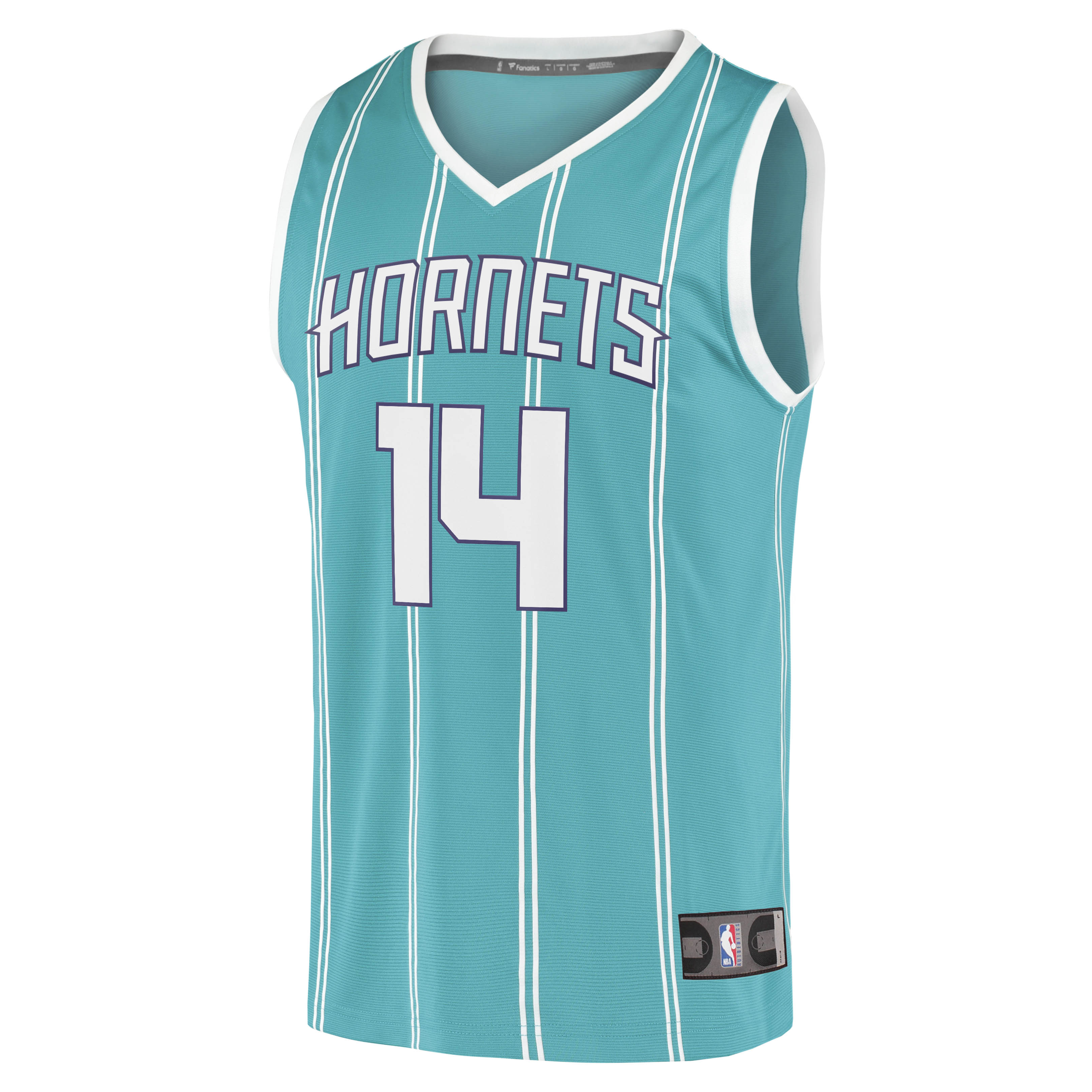 Youth Fanatics Nick Richards Teal Charlotte Hornets 2020/21 Fast Break Replica Jersey - Icon Edition