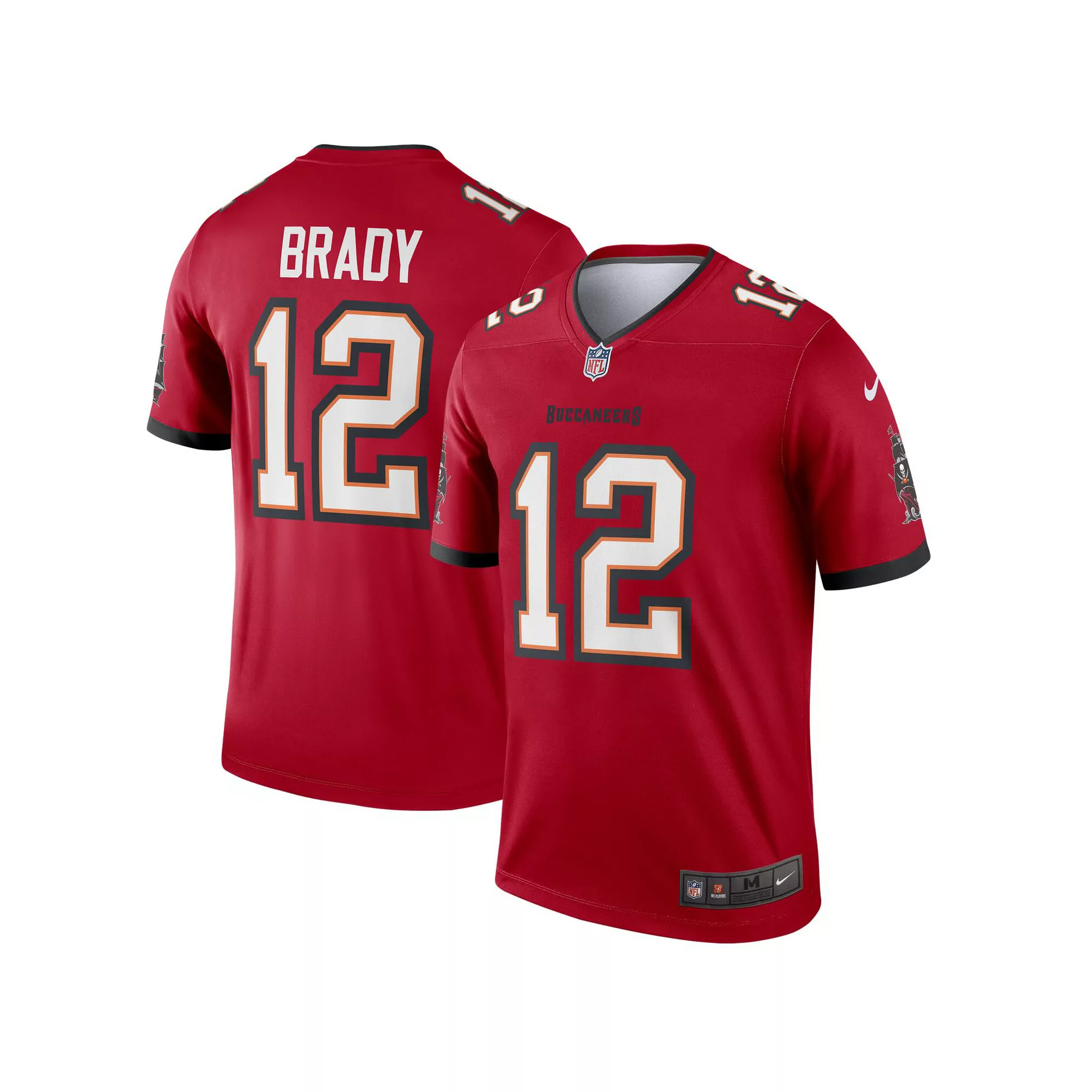 Men's Nike Tom Brady Red Tampa Bay Buccaneers Legend Jersey