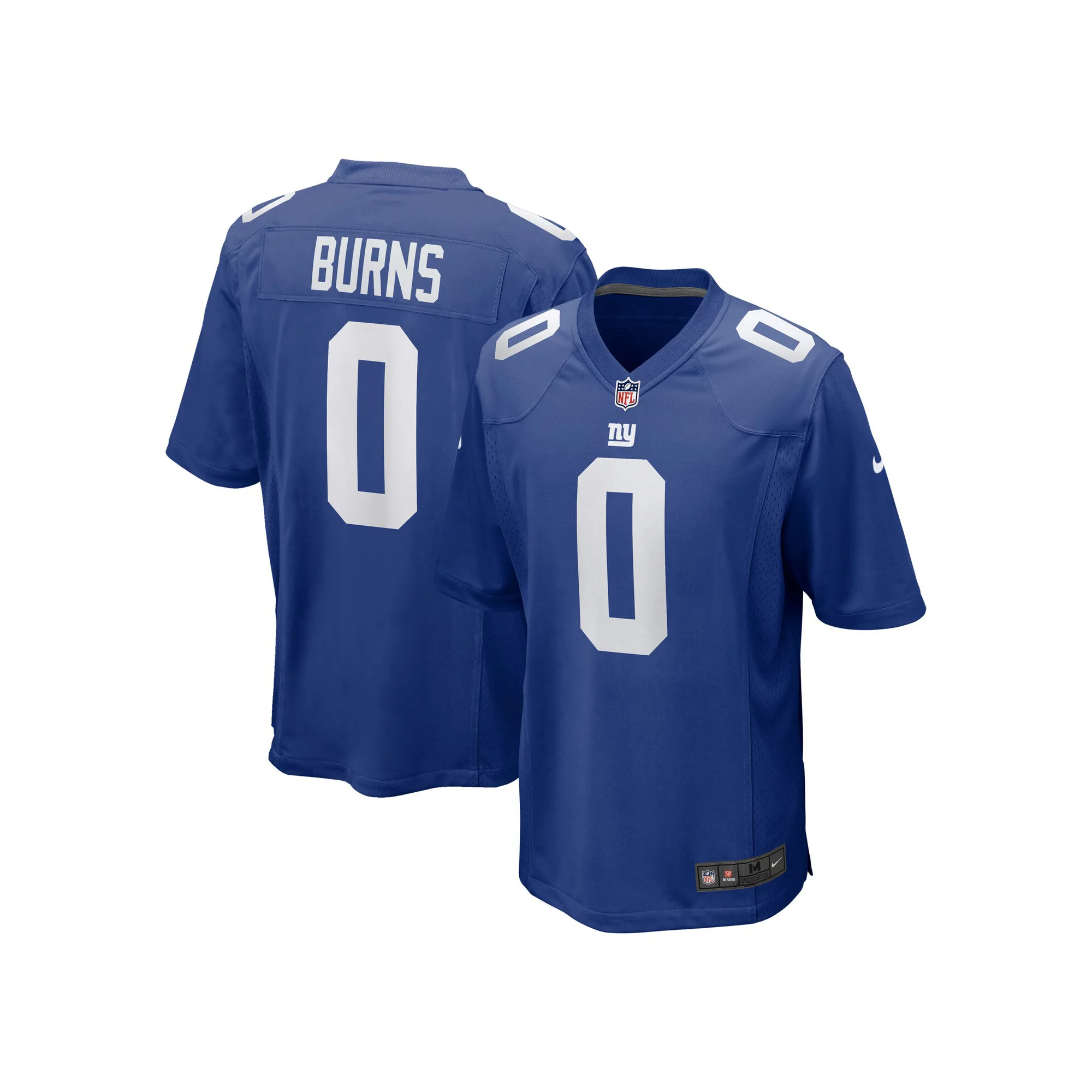 Men's Nike Brian Burns Royal New York Giants Game Player Jersey