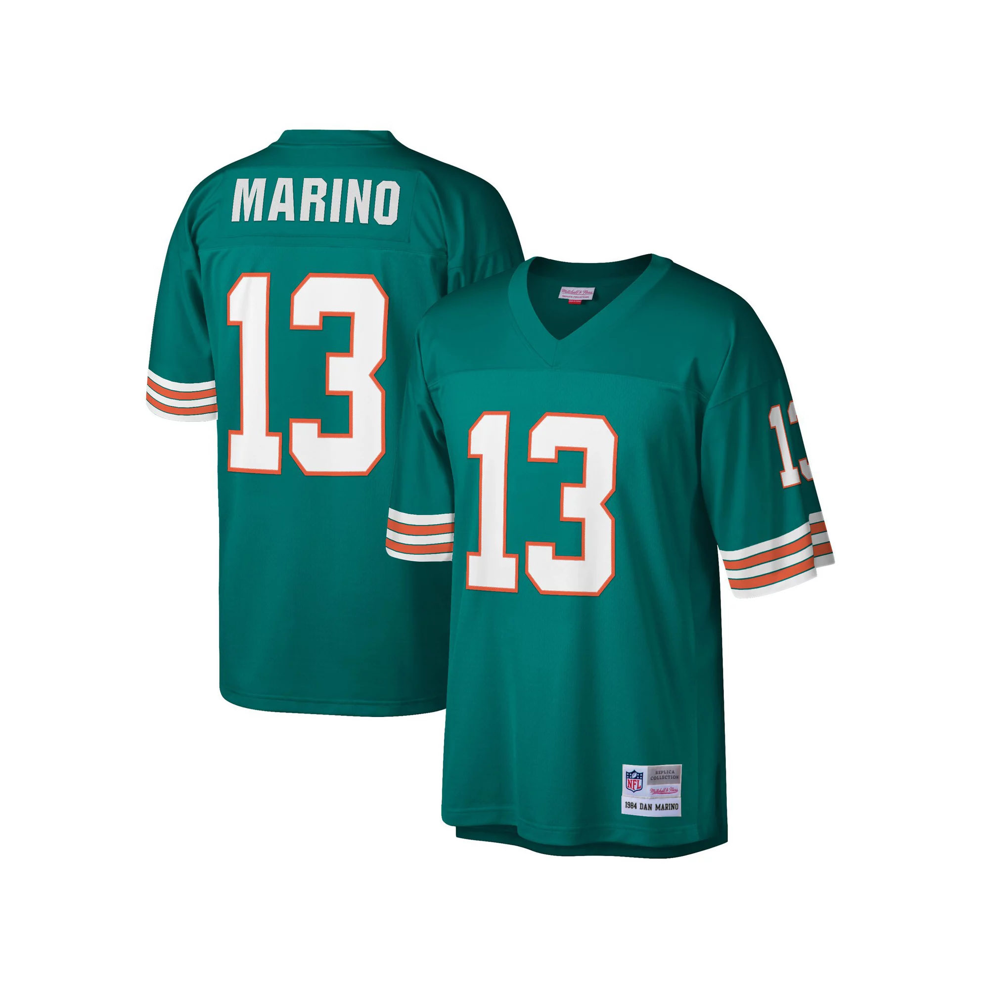 Men's Mitchell & Ness Dan Marino Aqua Miami Dolphins 1984 Retired Player Legacy Replica Jersey