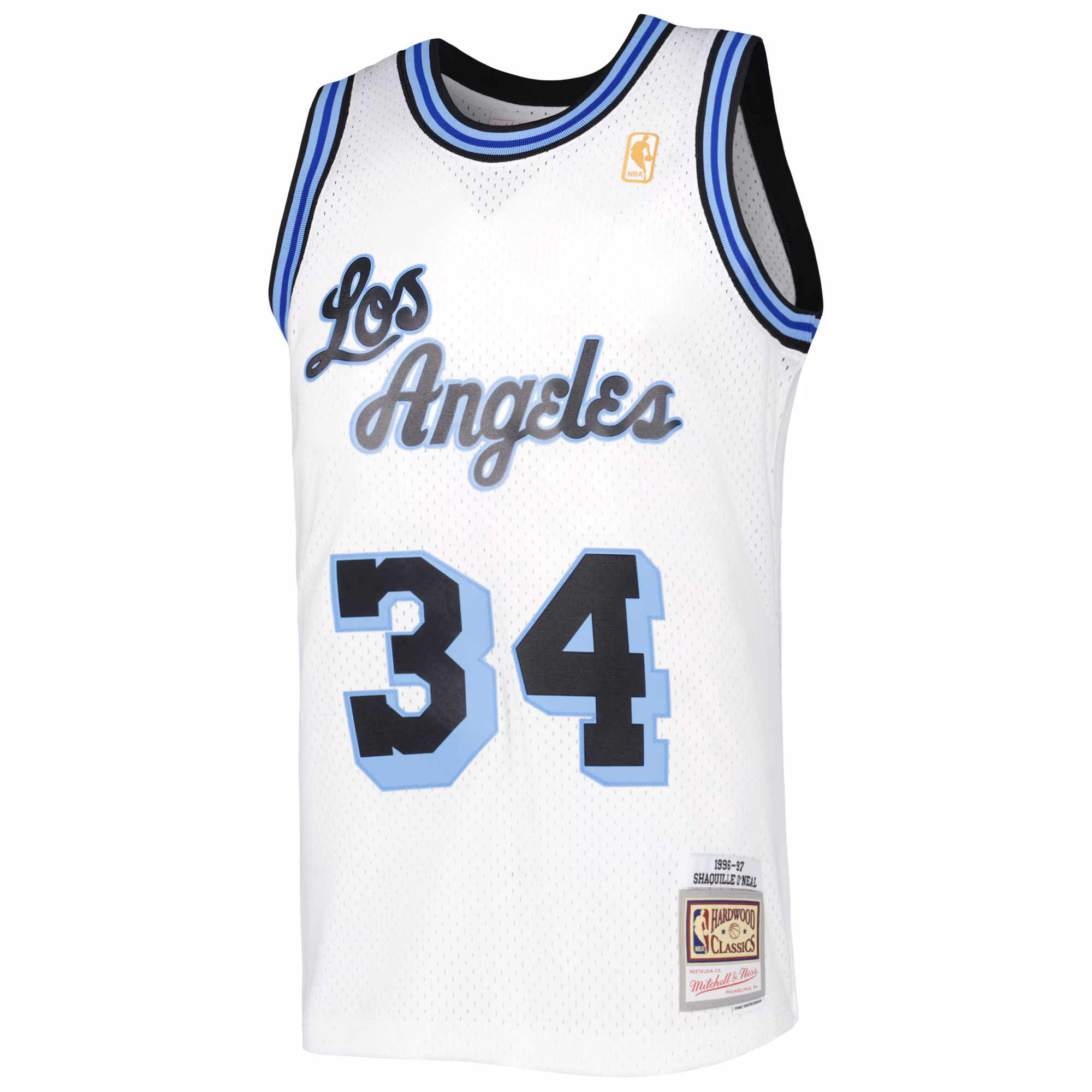Shaquille O'Neal Los Angeles Lakers Mitchell & Ness 1996-97 Hardwood Classics Reload 3.0 Swingman Jersey - White