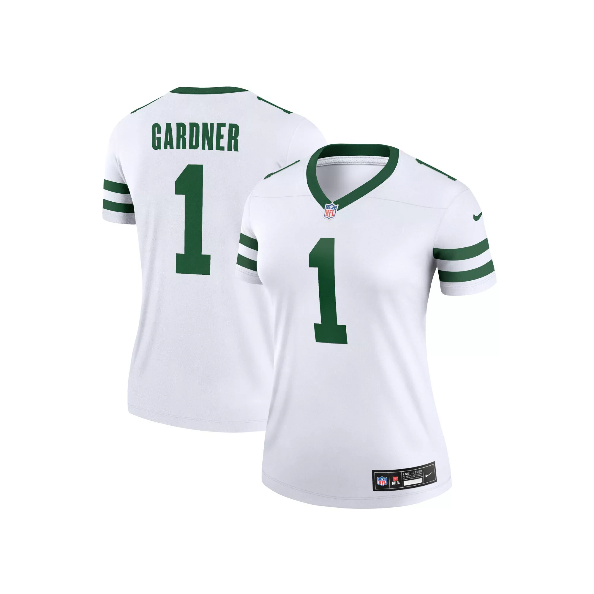 Women's Nike Sauce Gardner White New York Jets Alternate Legend Jersey