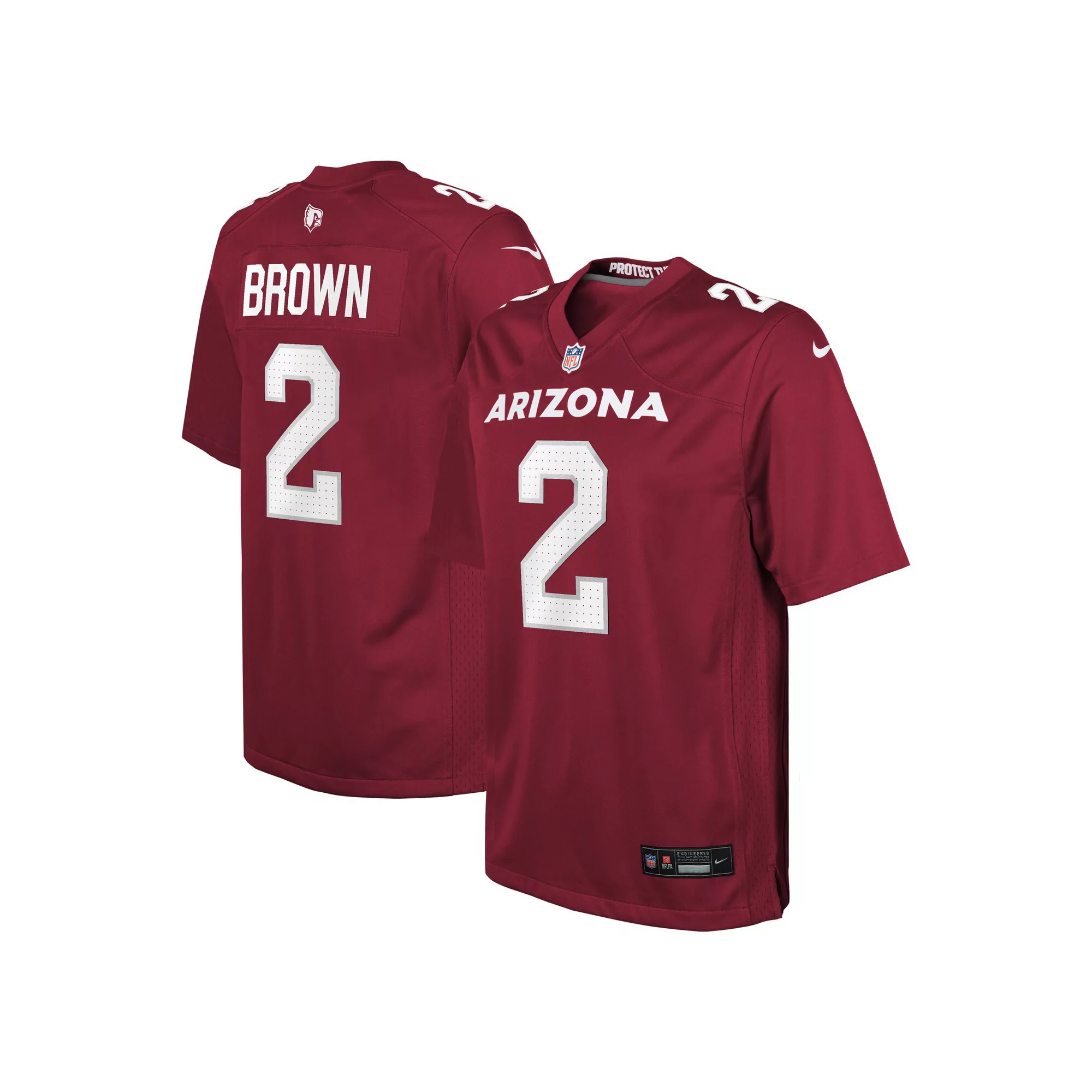 Youth Nike Marquise Brown Cardinal Arizona Cardinals Game Player Jersey