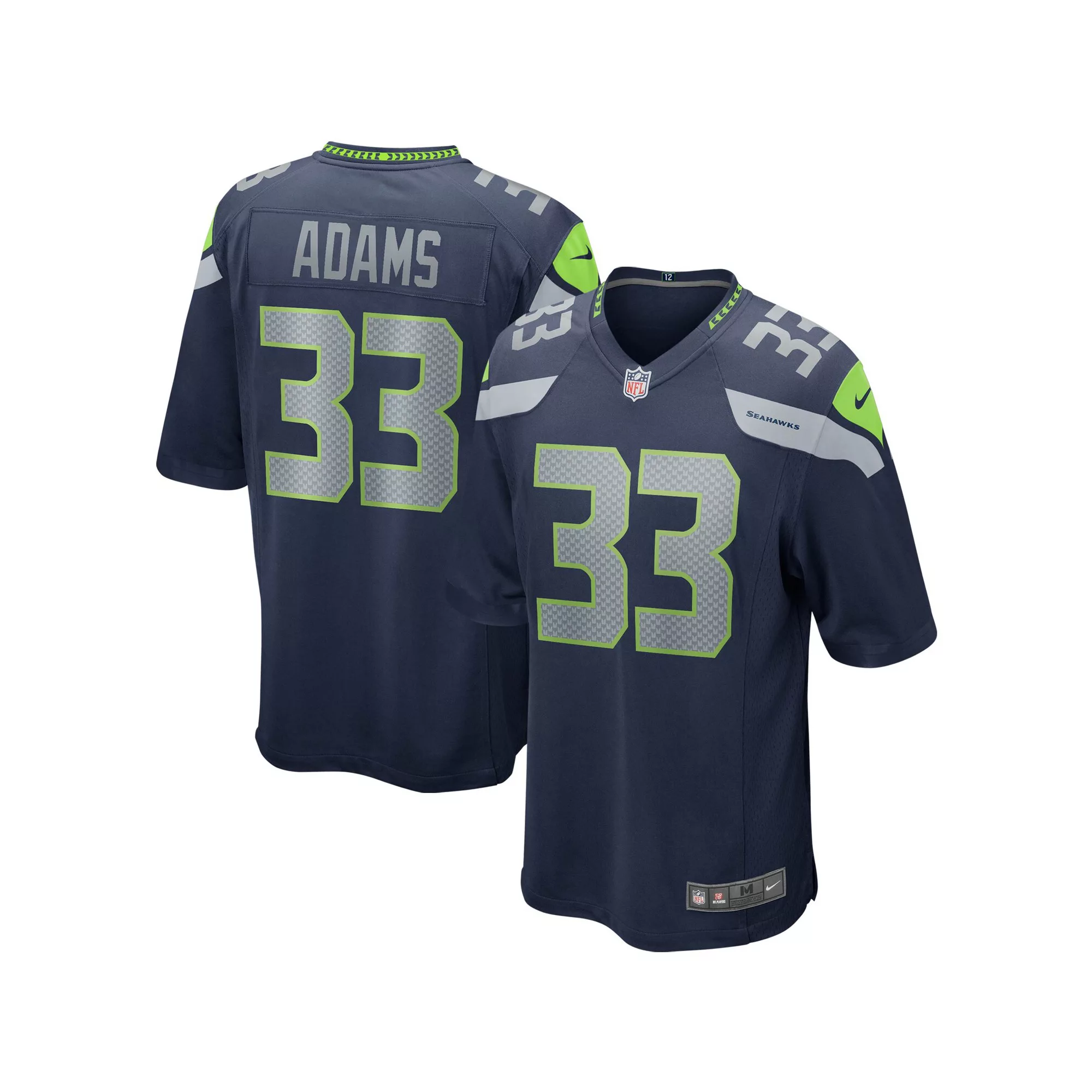 Men's Nike Jamal Adams College Navy Seattle Seahawks Game Jersey