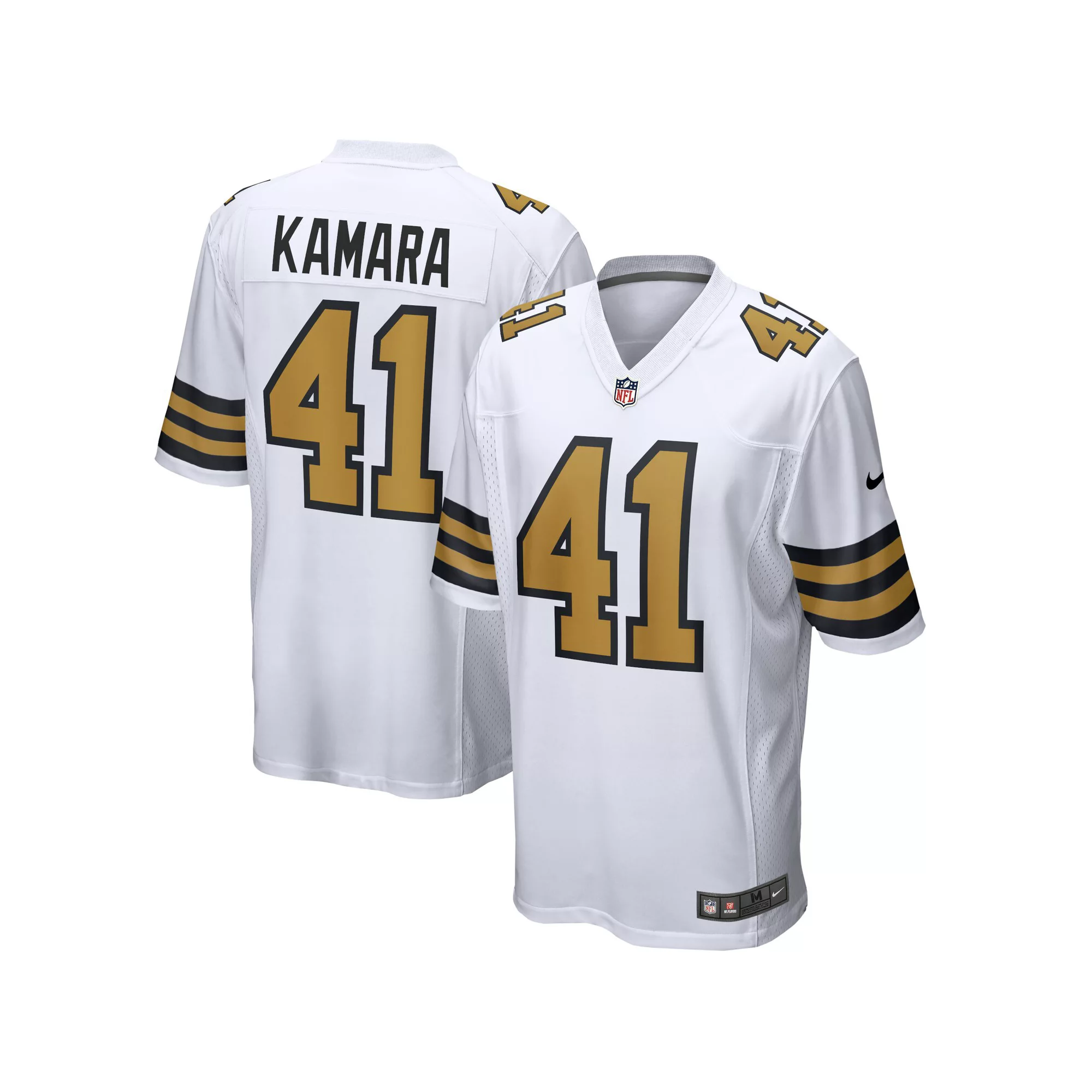 Men's Nike Alvin Kamara White New Orleans Saints Alternate Game Jersey