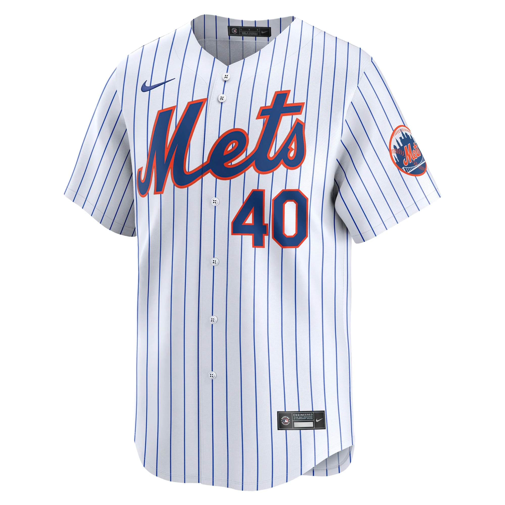 Men's Nike Luis Severino White New York Mets Home Limited Player Jersey