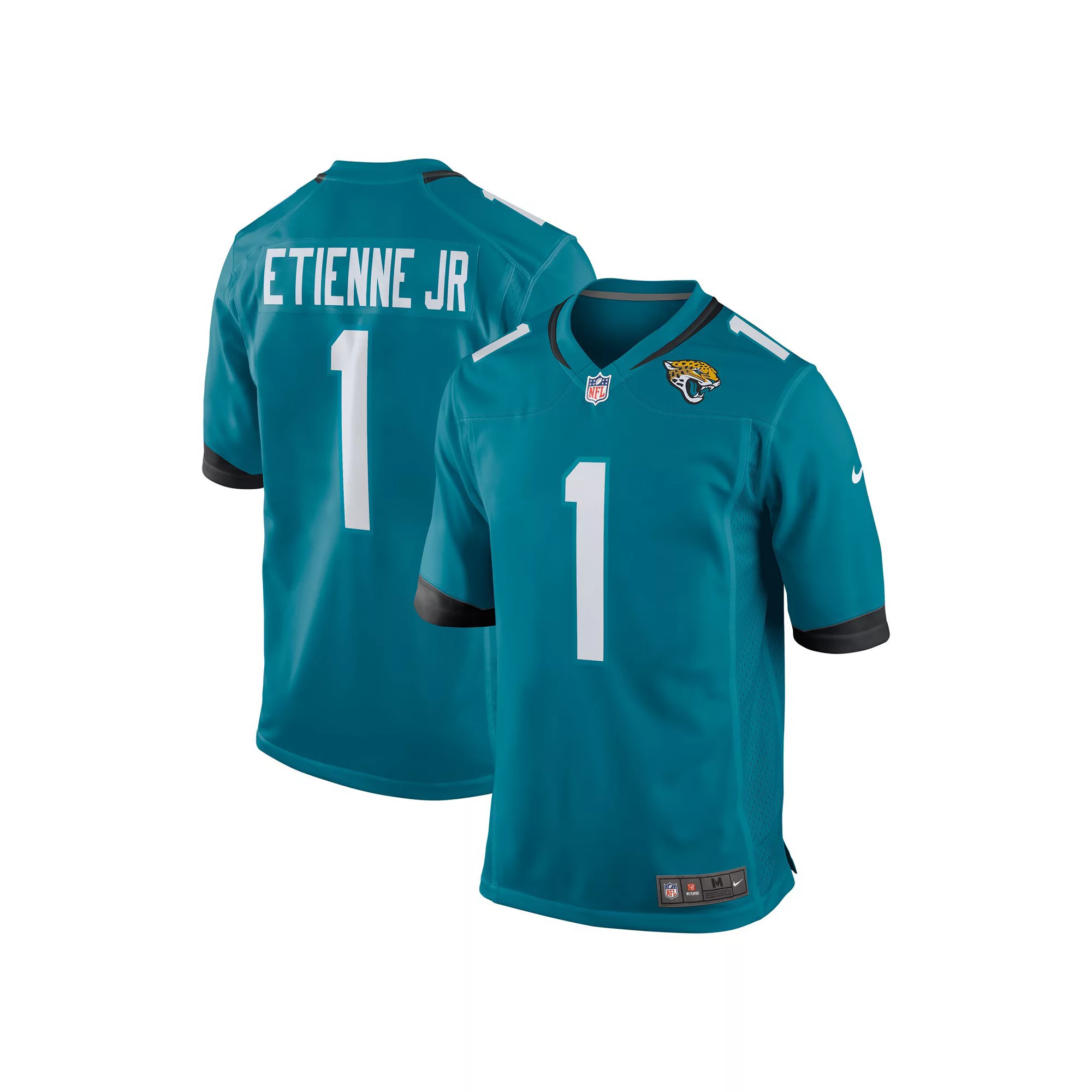 Men's Nike Travis Etienne Teal Jacksonville Jaguars Game Jersey