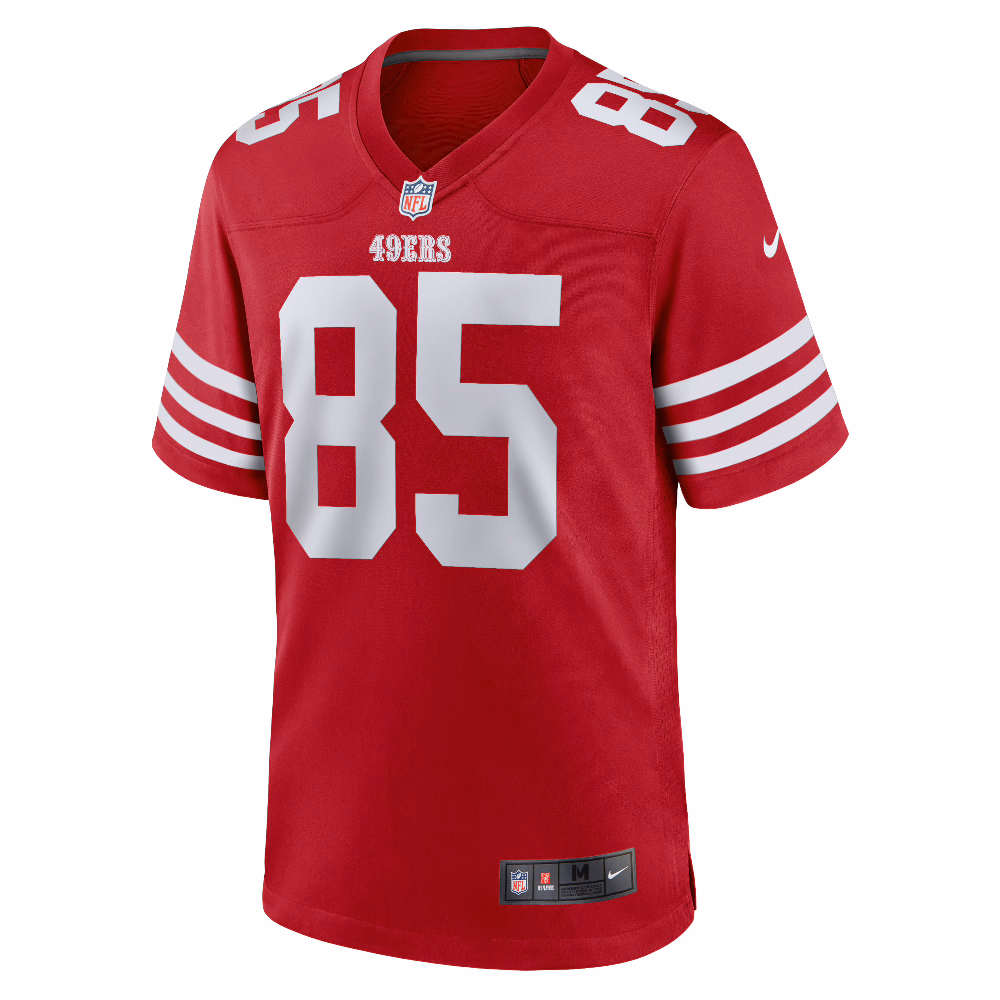George Kittle San Francisco 49ers Nike Team Game Jersey - Scarlet