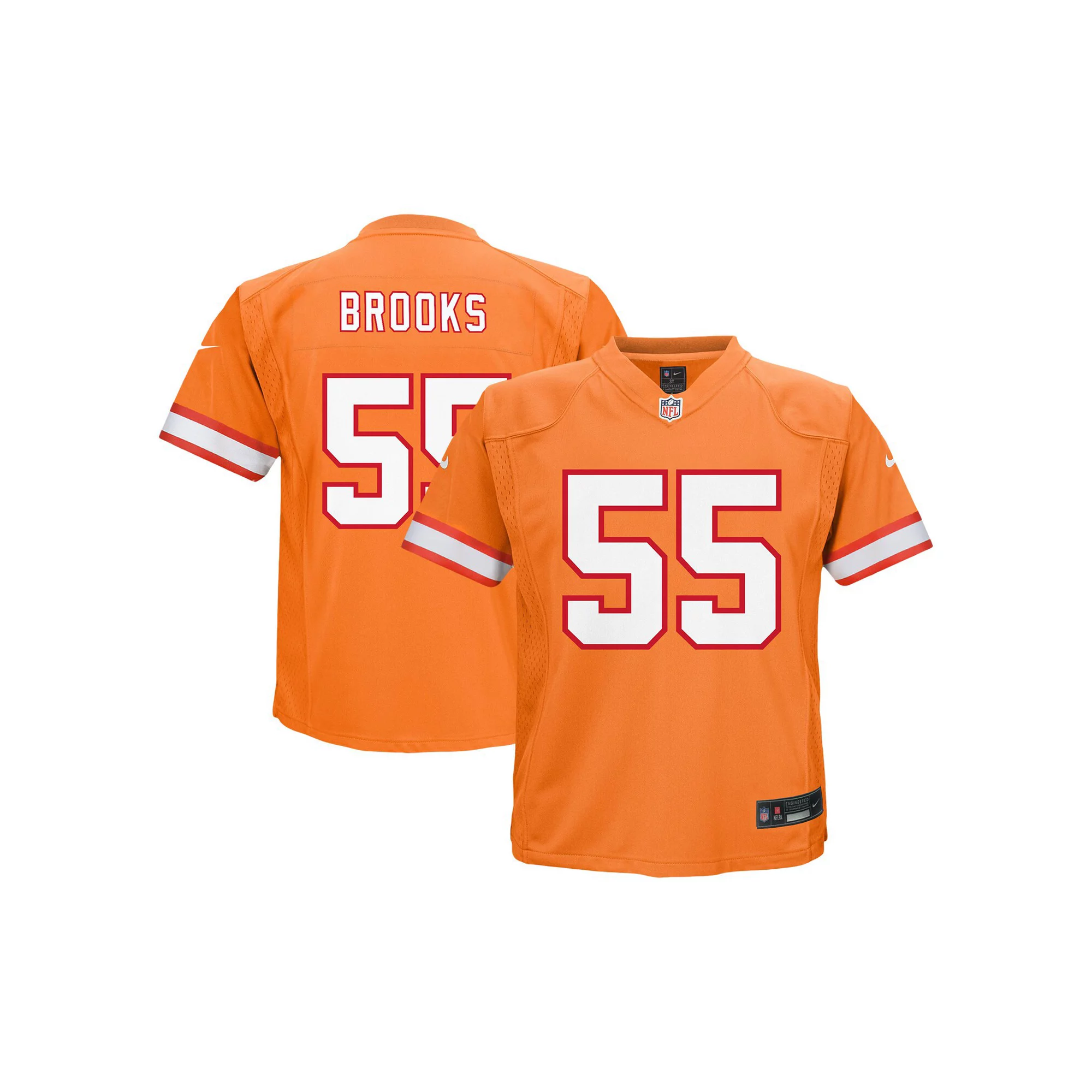 Preschool Nike Derrick Brooks Orange Tampa Bay Buccaneers Retired Player Game Jersey