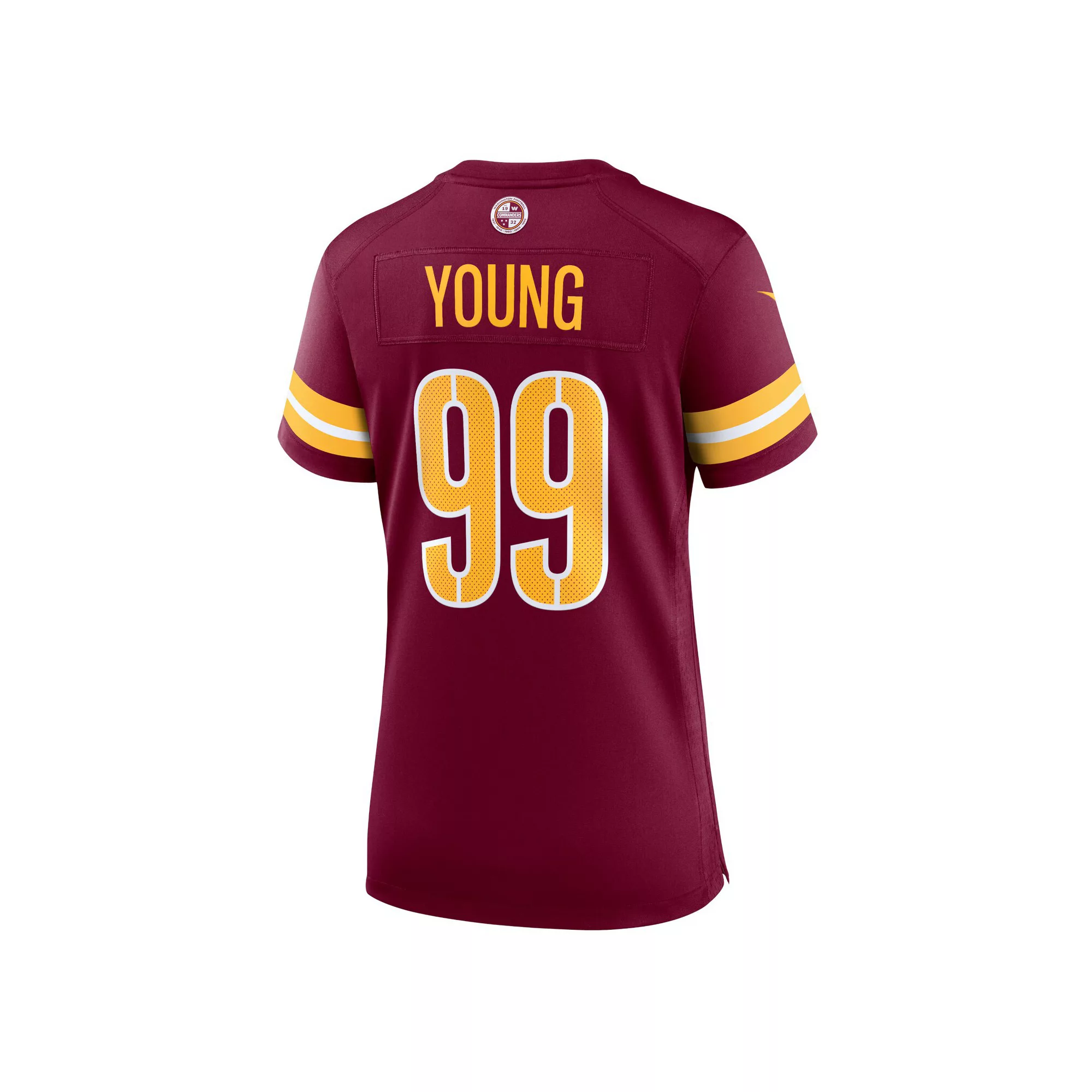 Women's Nike Chase Young Burgundy Washington Commanders Game Jersey