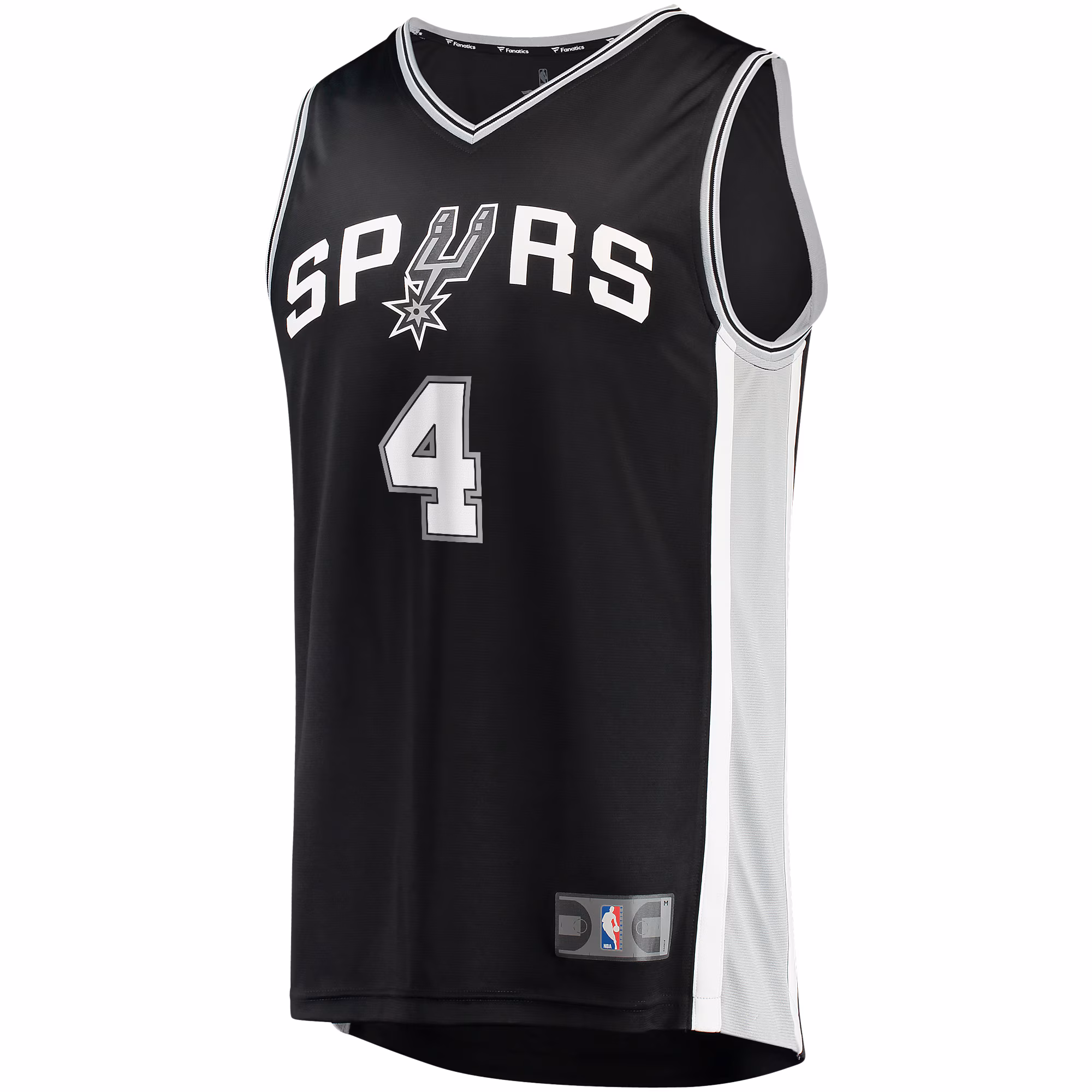 Devonte' Graham San Antonio Spurs Fanatics Fast Break Player Jersey - Icon Edition - Black