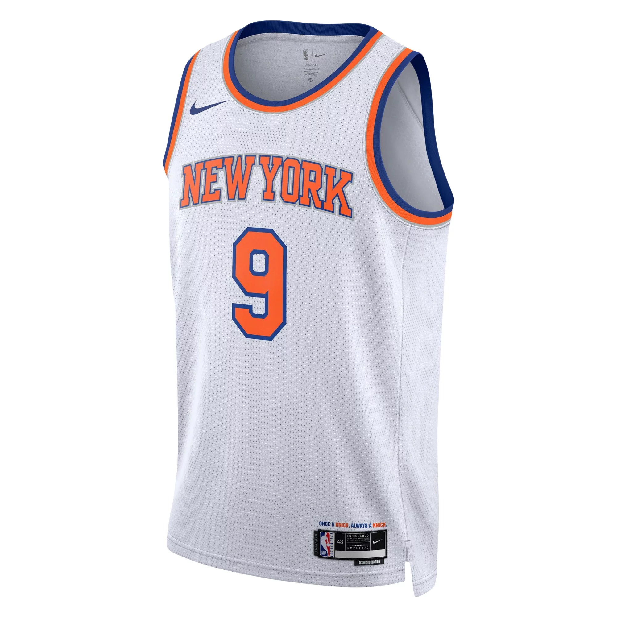 Unisex Nike RJ Barrett White New York Knicks Swingman Jersey - Association Edition