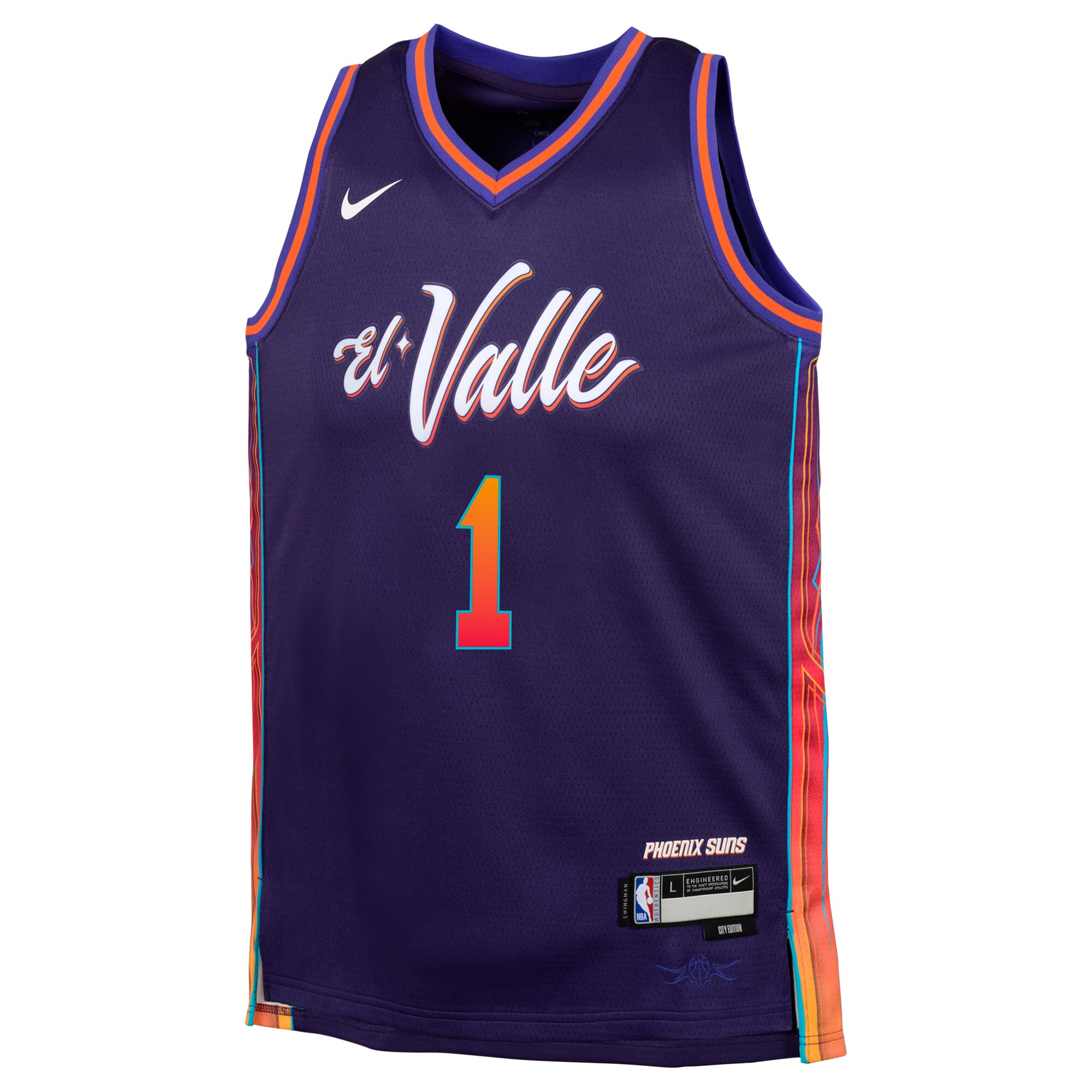 Devin Booker Phoenix Suns Nike Youth  Swingman Replica Jersey - City Edition - Purple