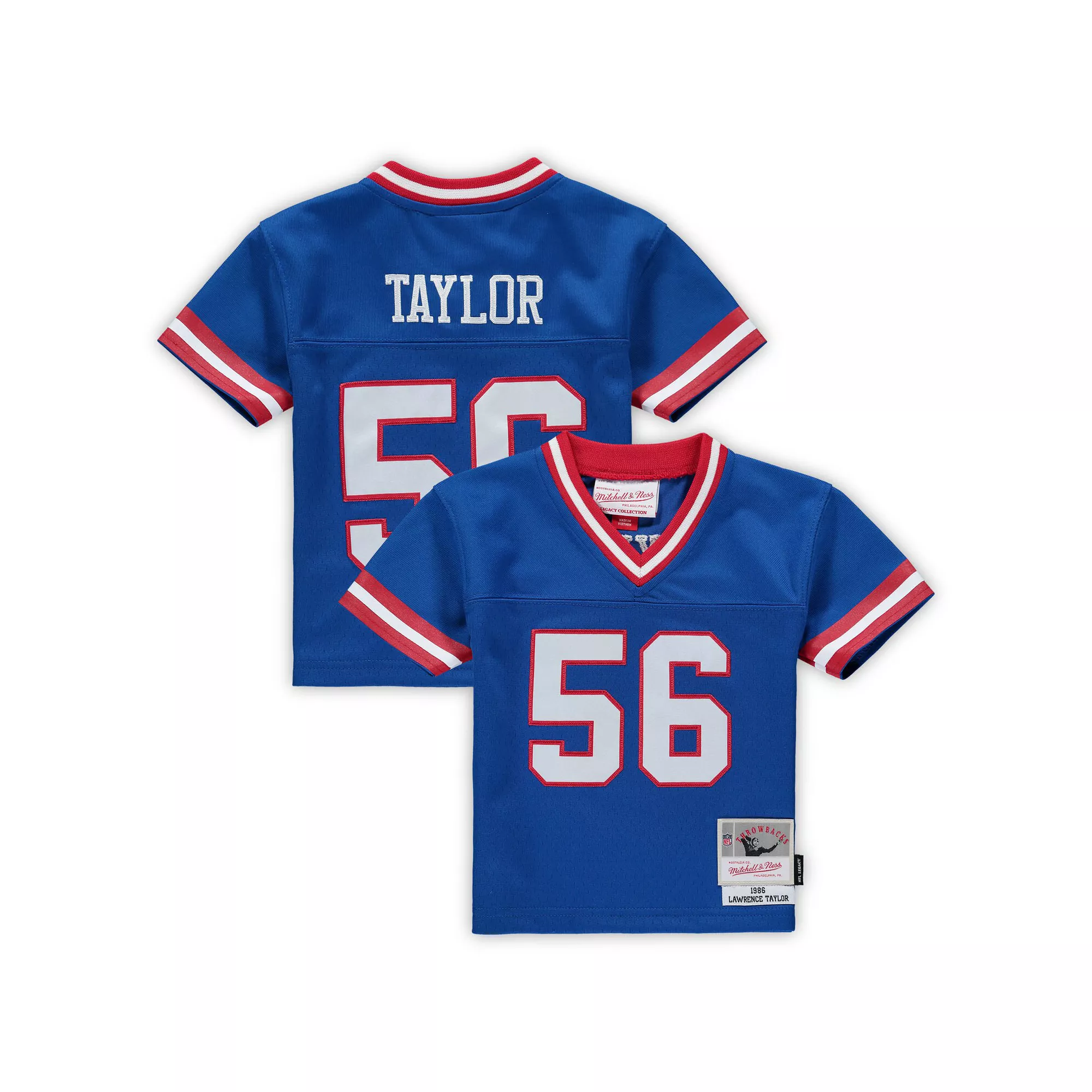 Infant Mitchell & Ness Lawrence Taylor Royal New York Giants 1986 Retired Legacy Jersey