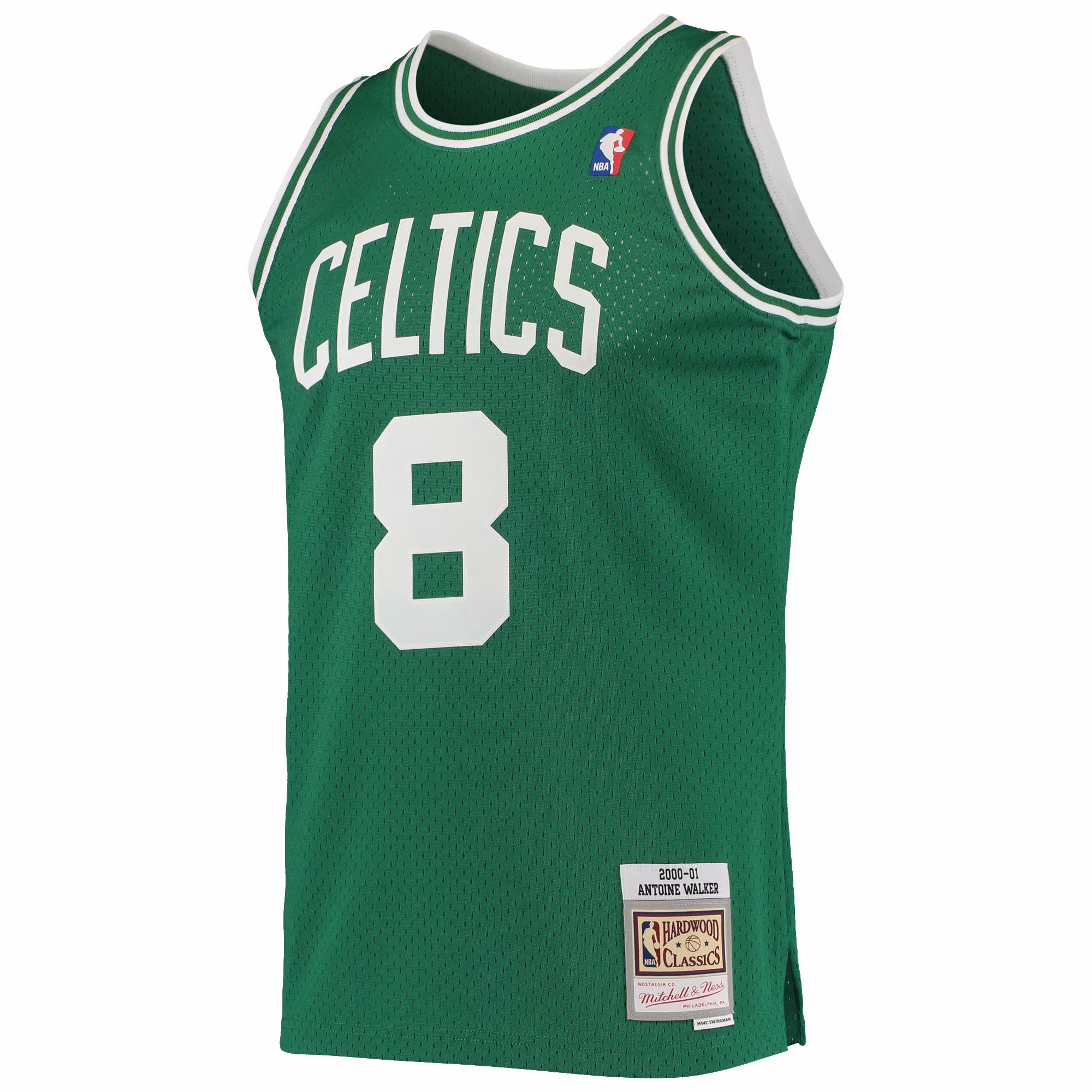 Antoine Walker Boston Celtics Mitchell & Ness 2001/02 Hardwood Classics Swingman Jersey - Kelly Green