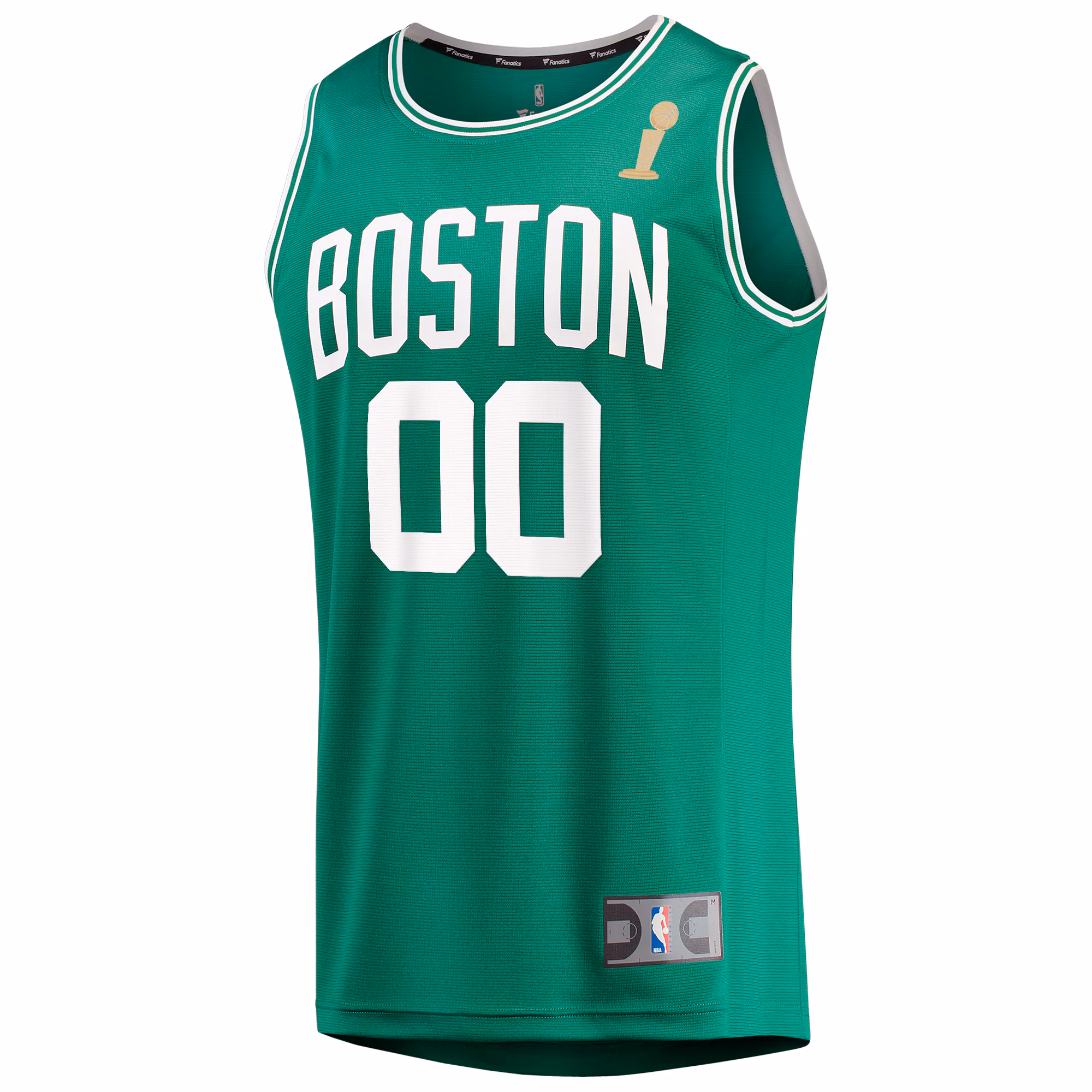 Boston Celtics Fanatics 2024 NBA Finals Champions Custom Fast Break Jersey - Kelly Green - Icon Edition