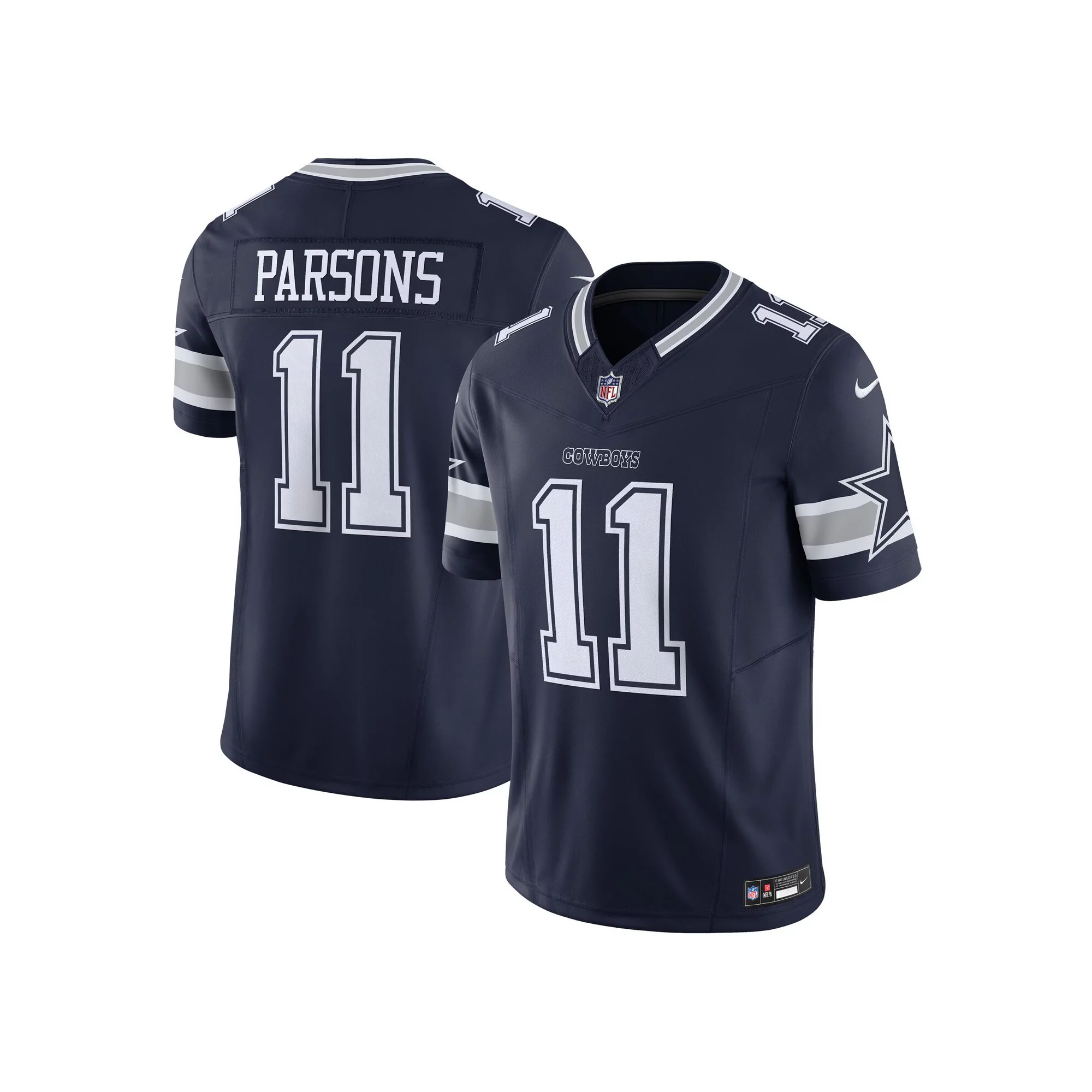 Men's Nike Micah Parsons Navy Dallas Cowboys Vapor F.U.S.E. Limited Jersey