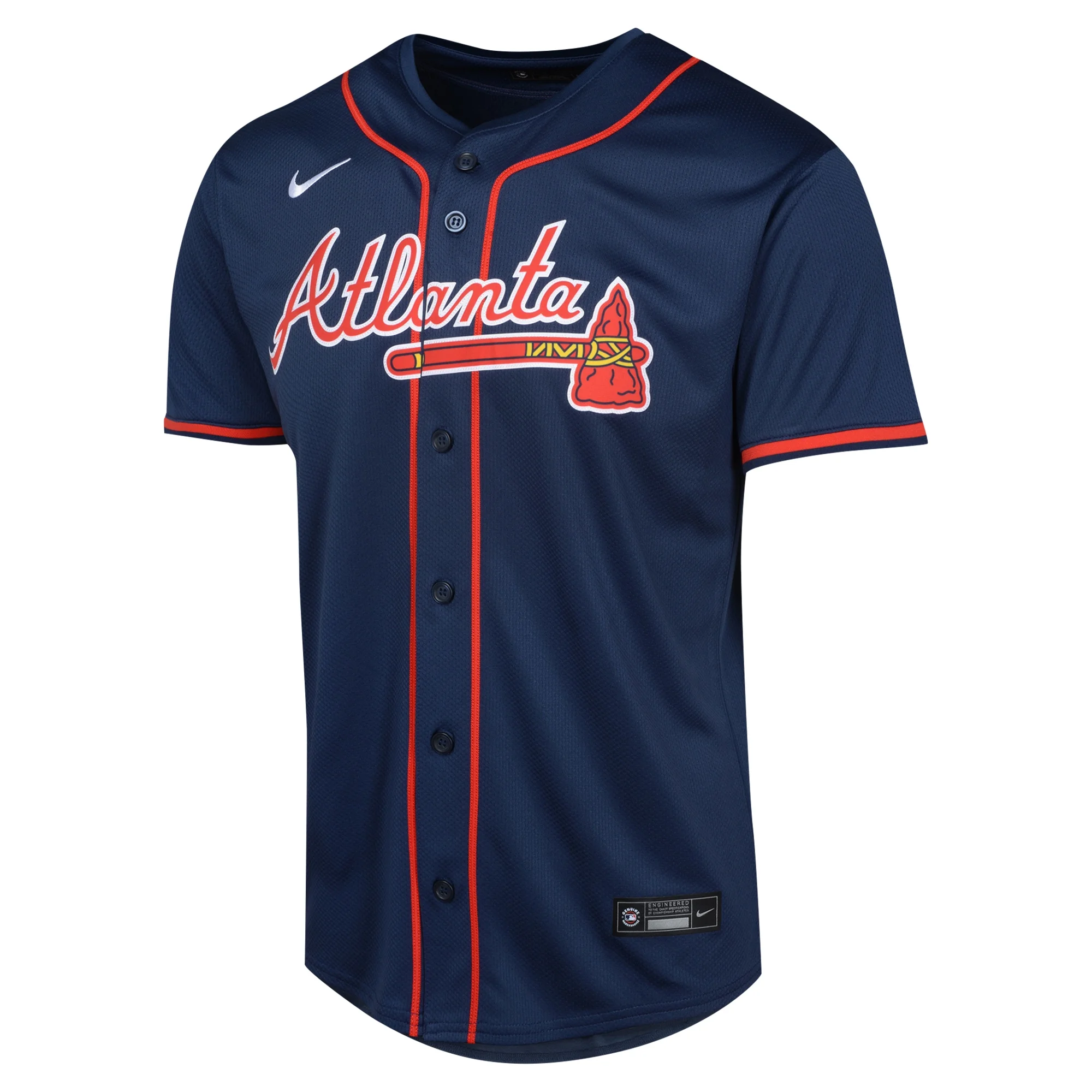 Youth Nike Ronald Acu-a Jr. Navy Atlanta Braves Alternate Limited Player Jersey