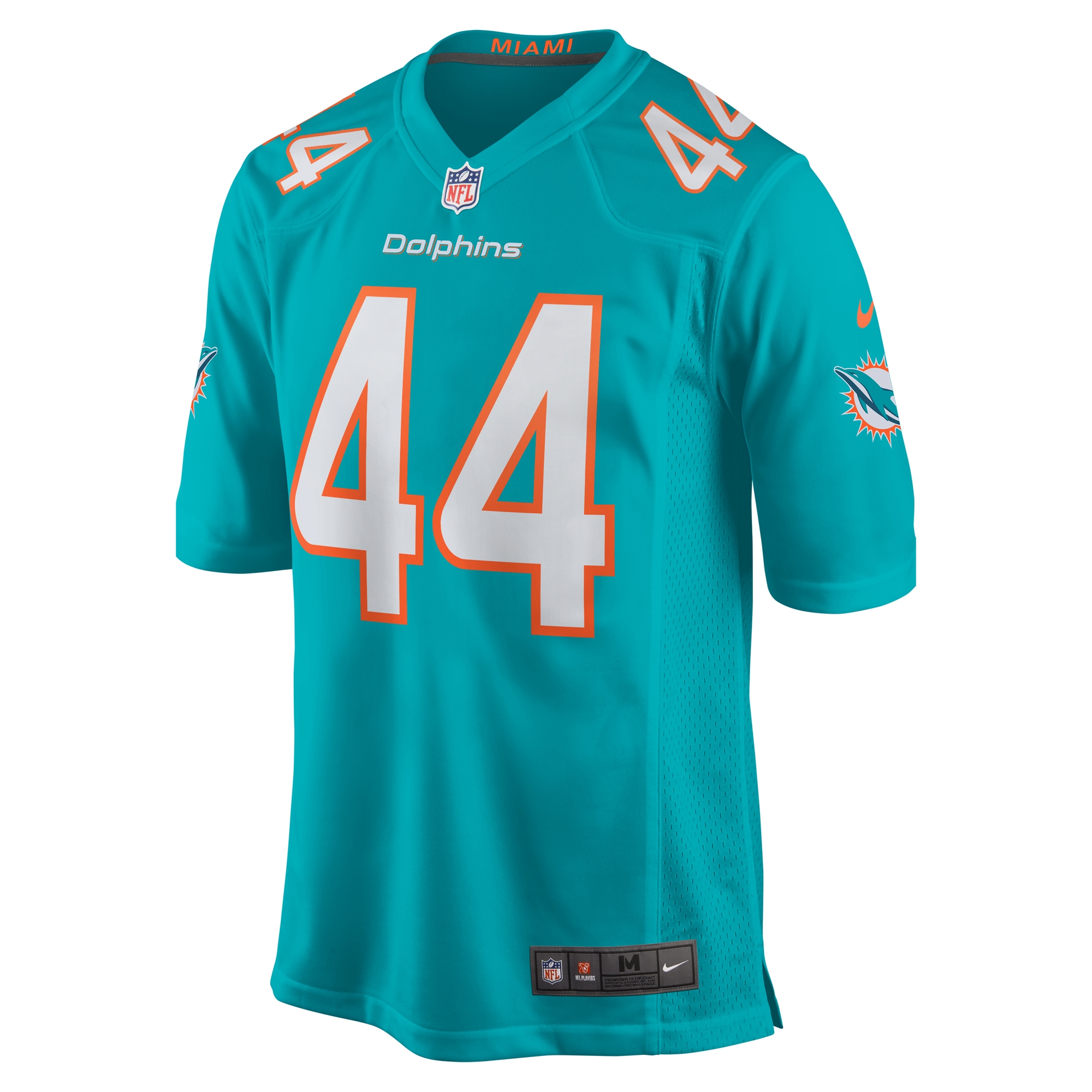 Chop Robinson Miami Dolphins Nike 2024 NFL Draft First Round Pick Player Game Jersey - Aqua