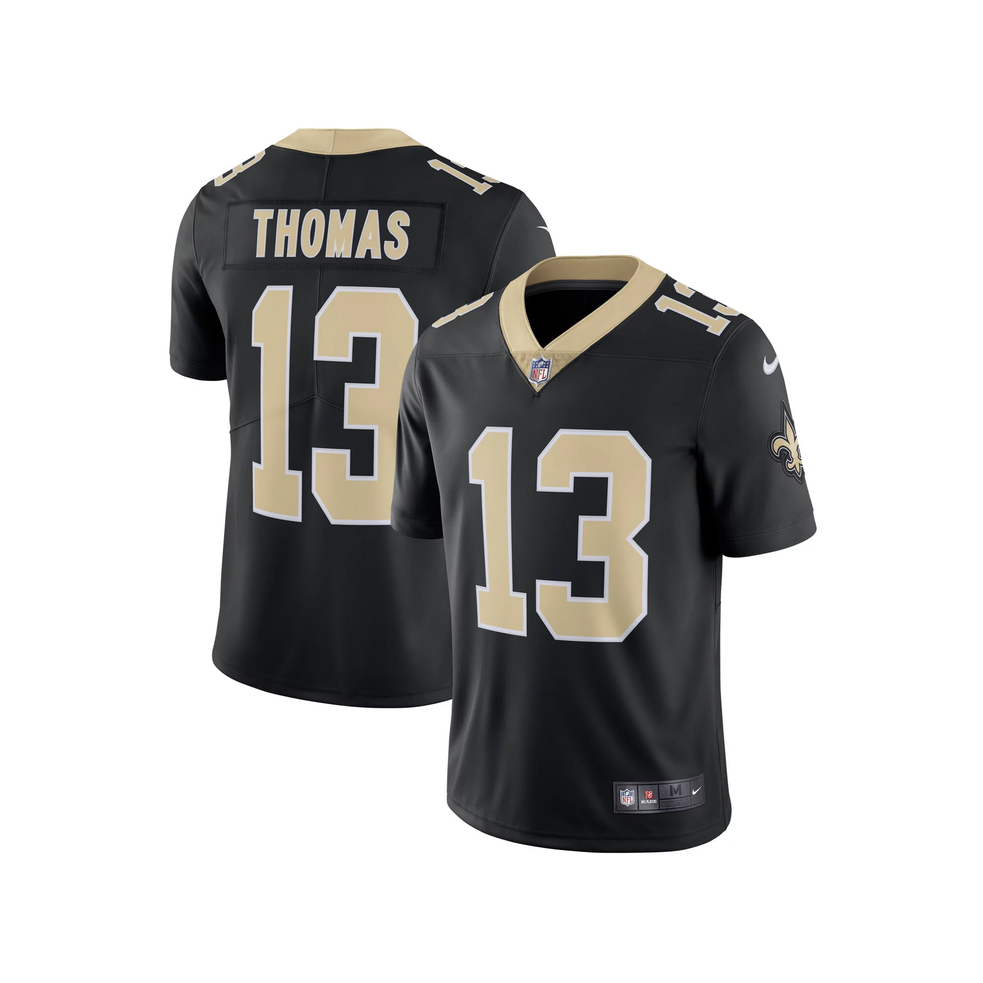 Men's Nike Michael Thomas Black New Orleans Saints Vapor Untouchable Limited Player Jersey