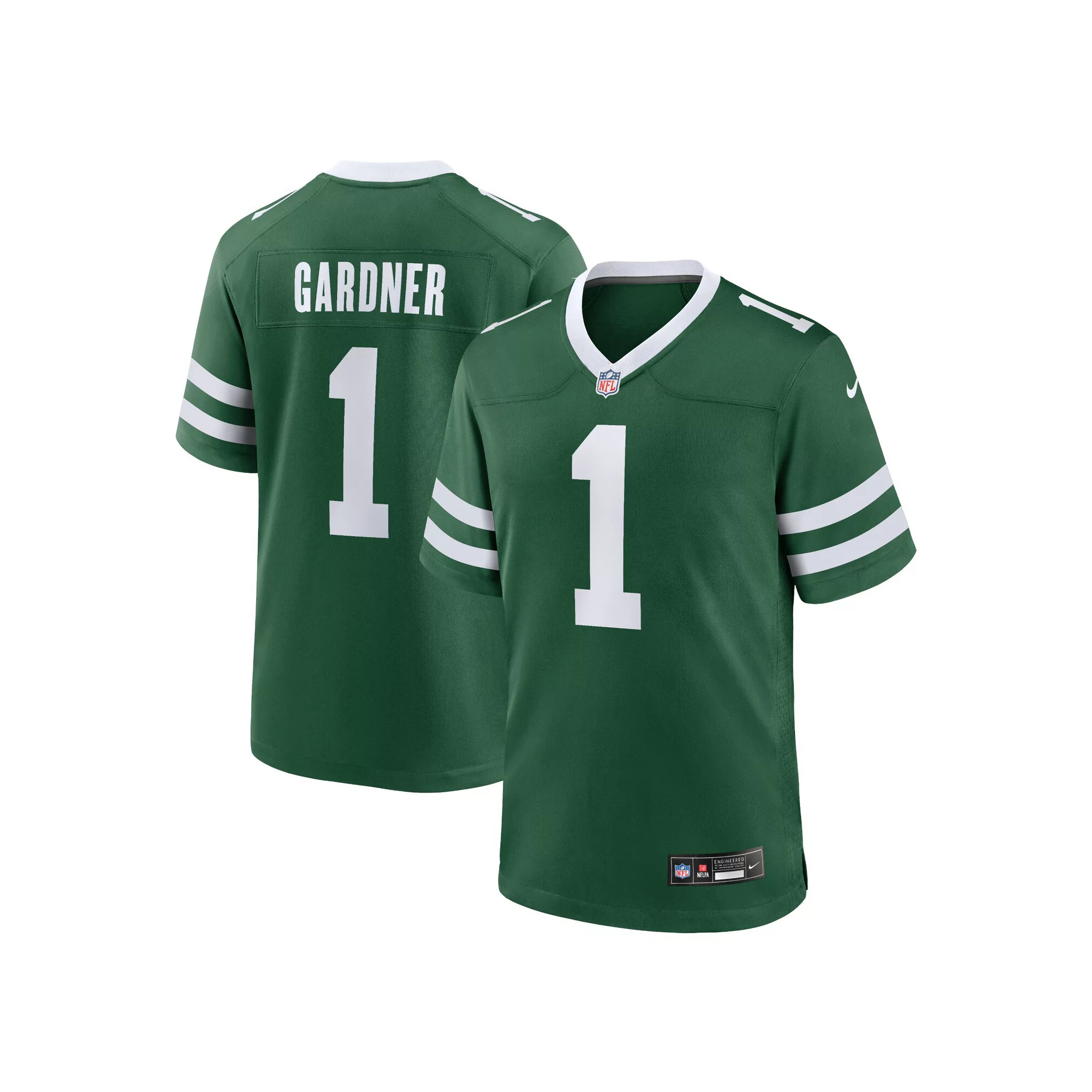 Men's Nike Ahmad Sauce Gardner Legacy Green New York Jets Game Jersey
