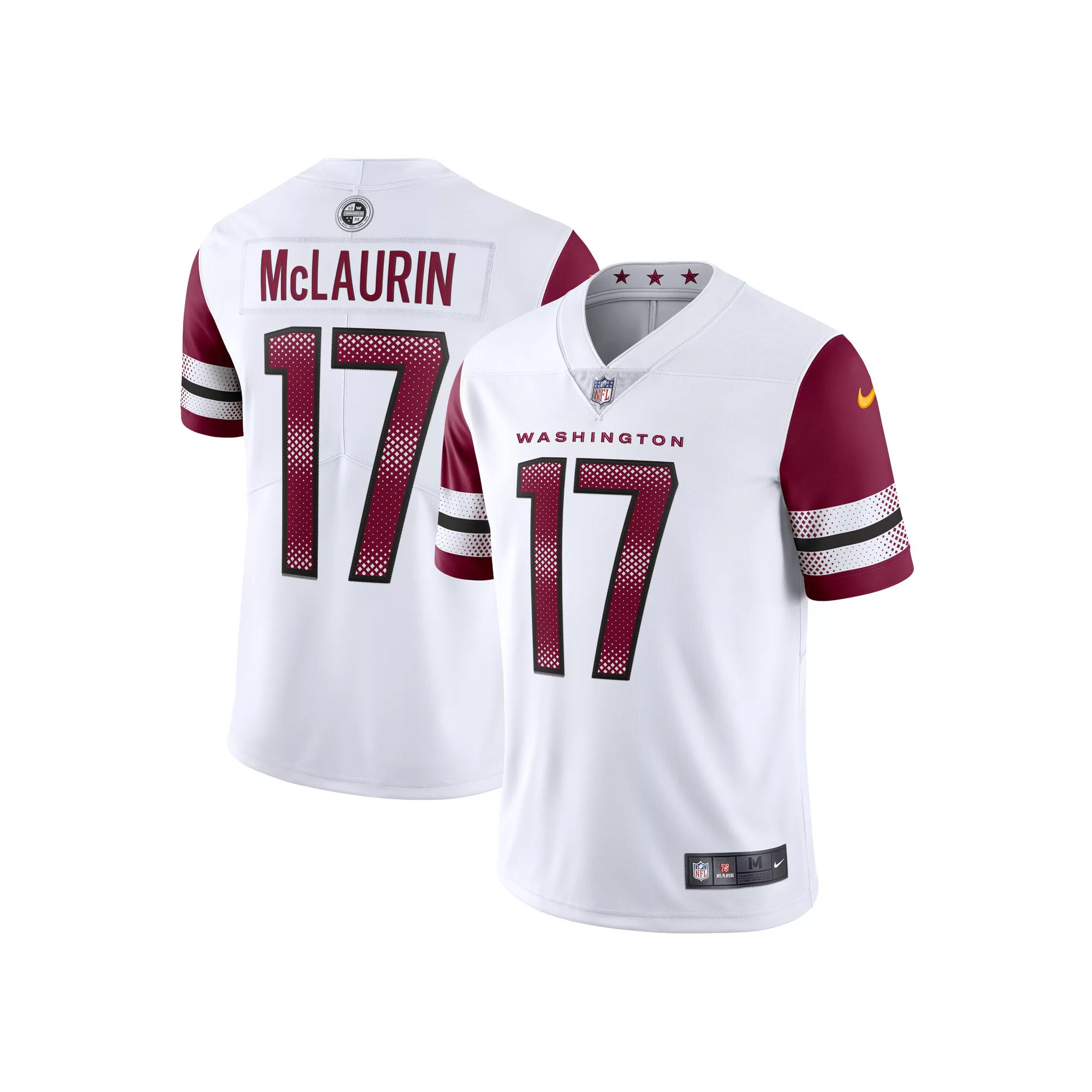 Men's Nike Terry McLaurin White Washington Commanders Vapor Limited Jersey
