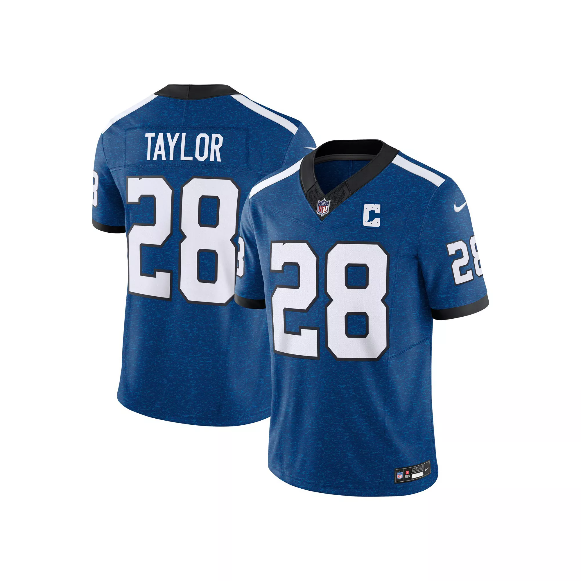 Men's Nike Jonathan Taylor Royal Indianapolis Colts Indiana Nights Alternate Vapor F.U.S.E. Limited Jersey