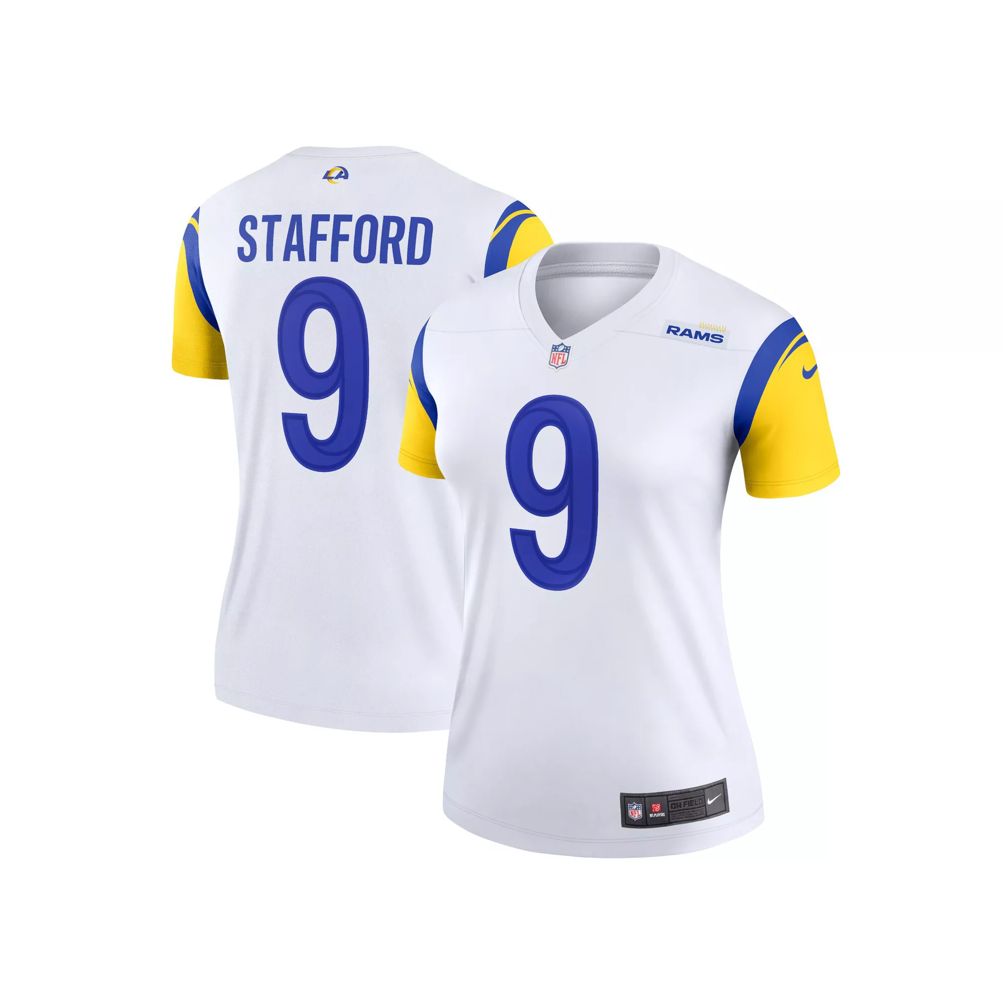 Women's Nike Matthew Stafford White Los Angeles Rams Legend Jersey