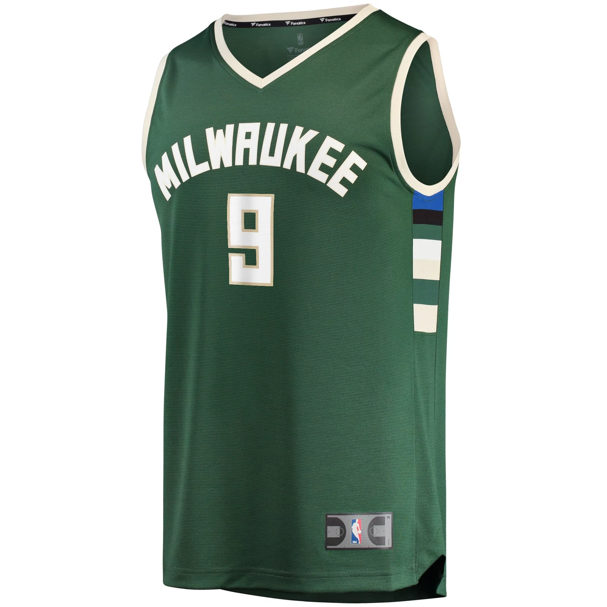 Men's Fanatics Branded Bobby Portis Green Milwaukee Bucks Fast Break Replica Jersey - Icon Edition