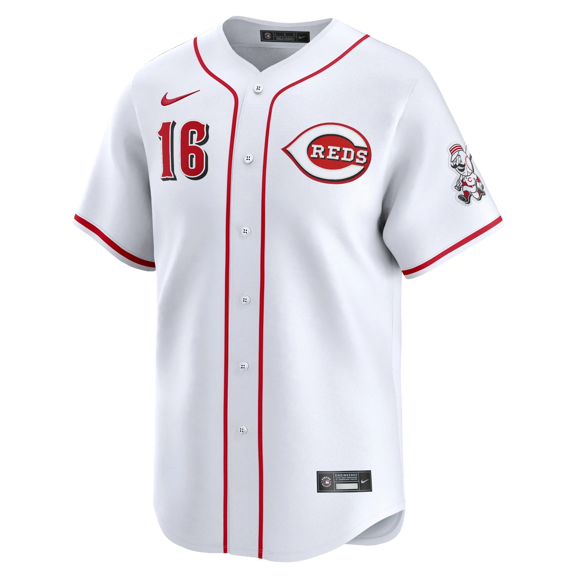 Men's Nike Noelvi Marte White Cincinnati Reds Home Limited Player Jersey