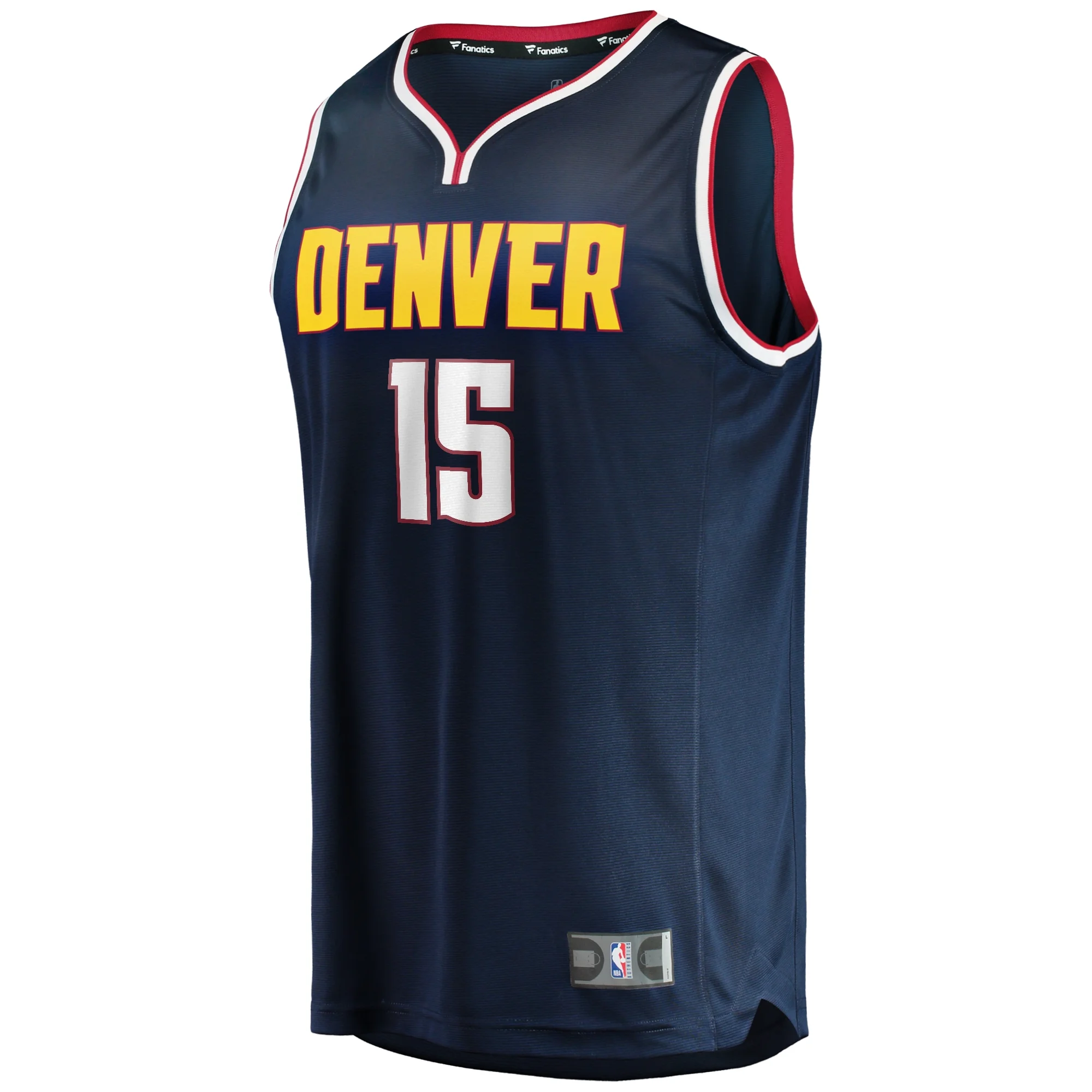Youth Fanatics Nikola Jokic Blue Denver Nuggets Fast Break Replica Jersey - Icon Edition