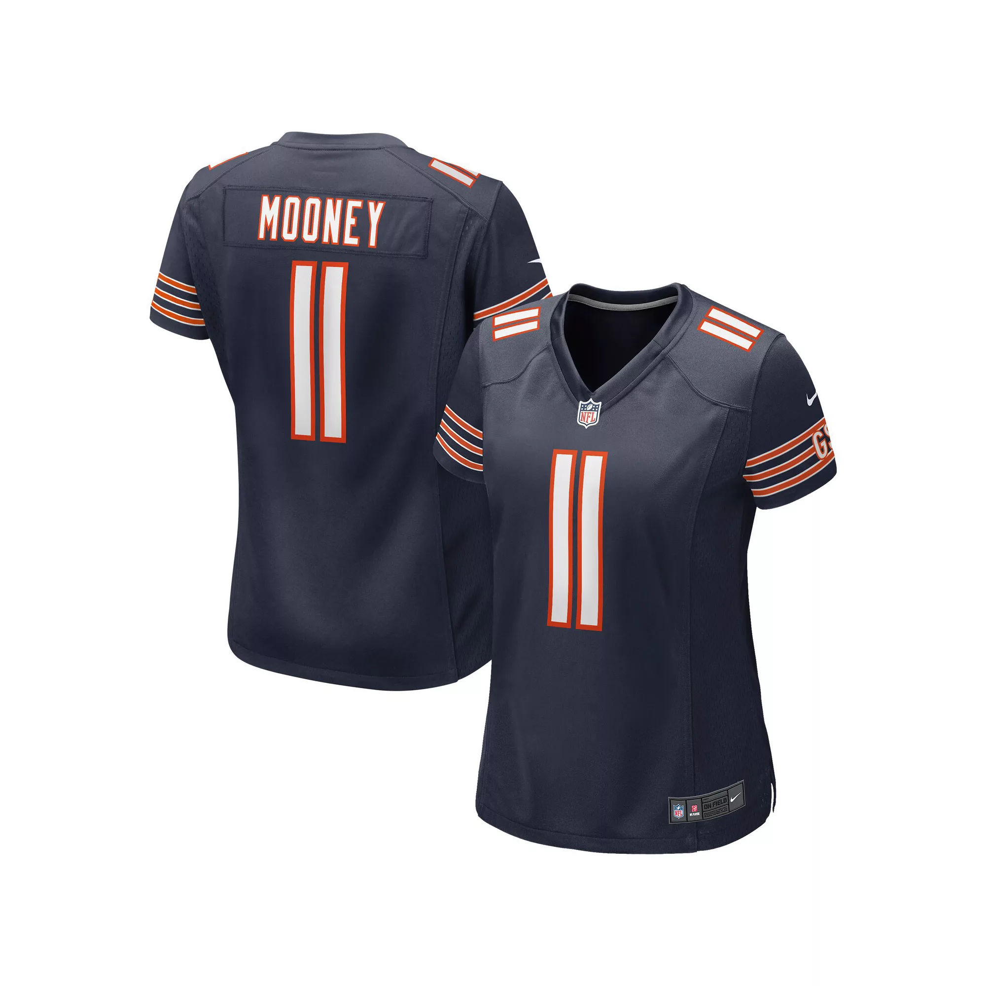 Women's Nike Darnell Mooney Navy Chicago Bears Game Jersey