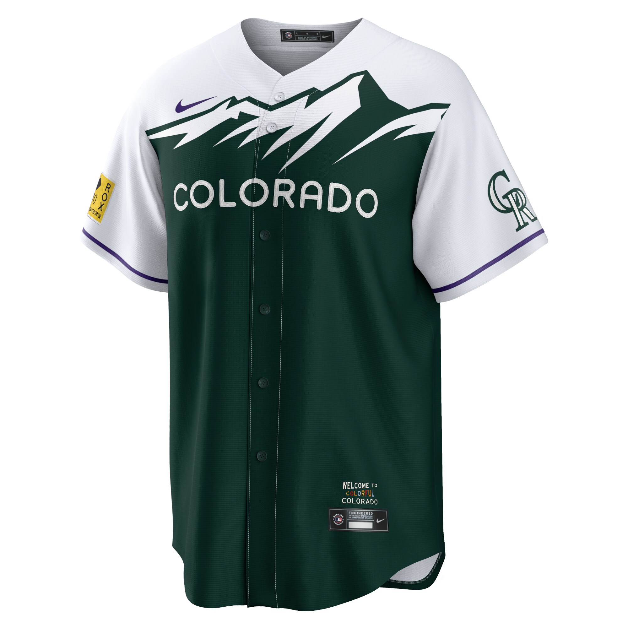 Charlie Blackmon Colorado Rockies Nike City Connect Replica Player Jersey - Green