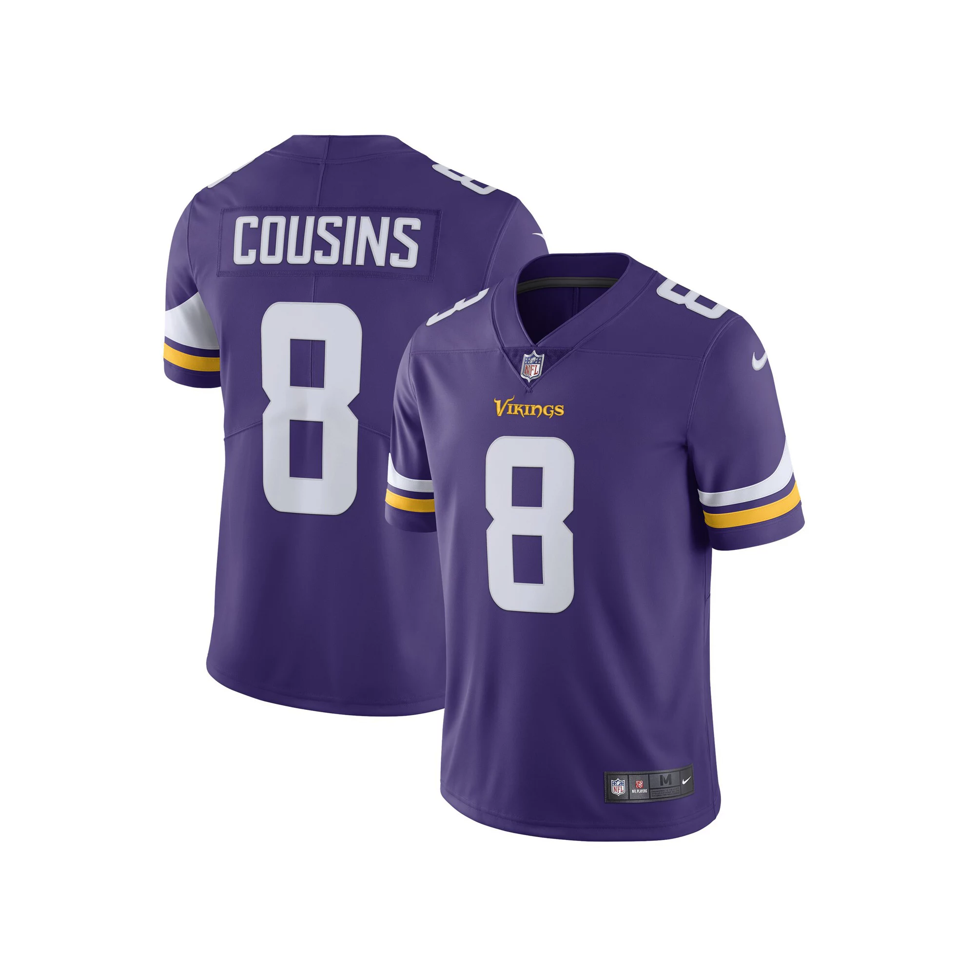 Men's Nike Kirk Cousins Minnesota Vikings Purple Vapor Untouchable Limited Jersey