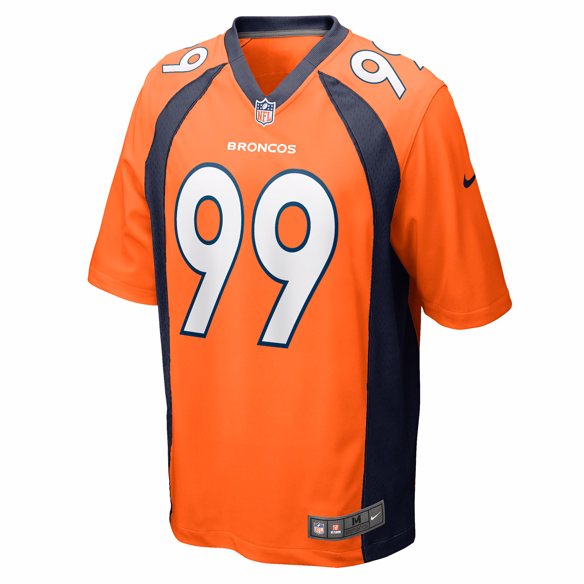 Zach Allen Denver Broncos Nike Game Player Jersey - Orange