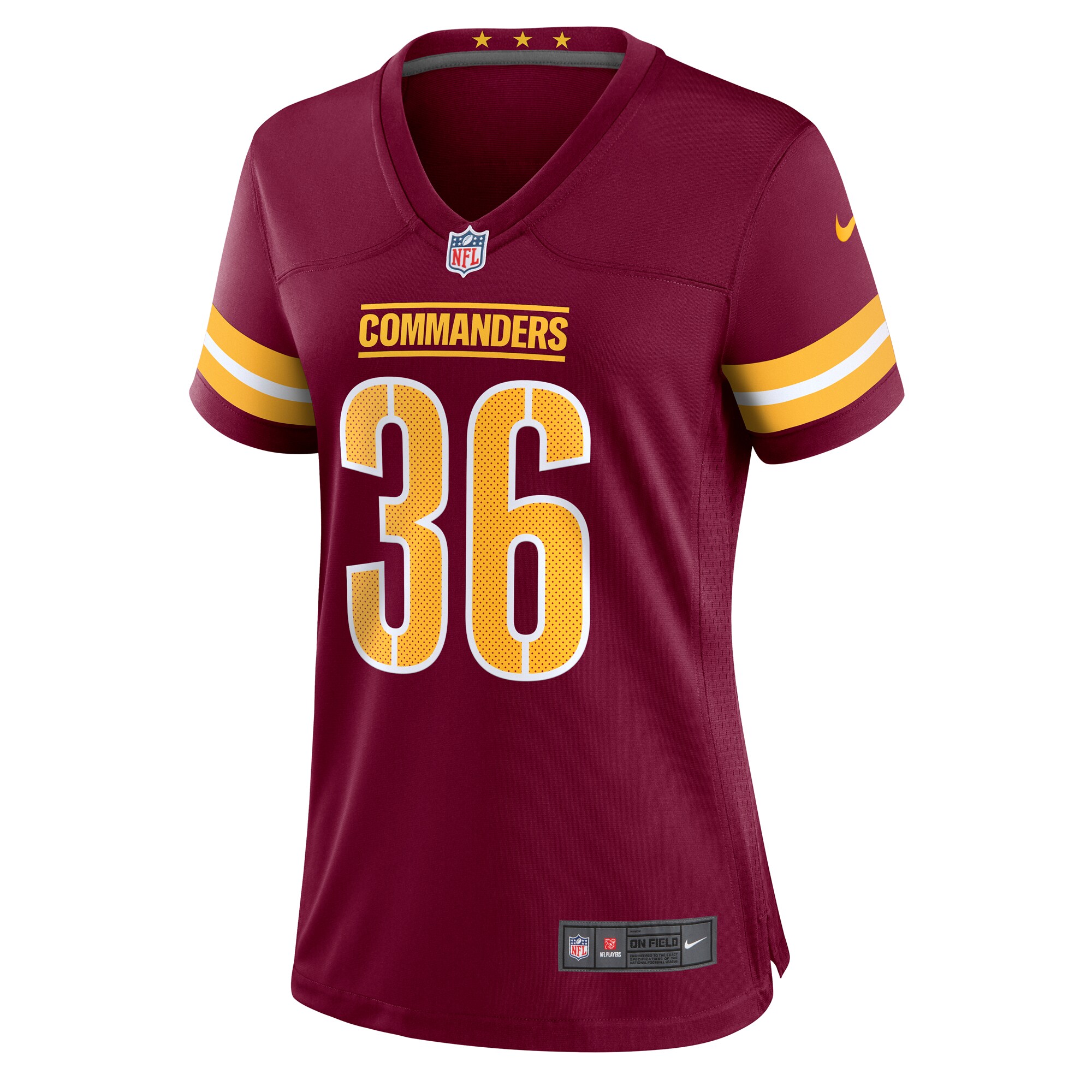 Danny Johnson Washington Commanders Nike Women's  Game Jersey -  Burgundy