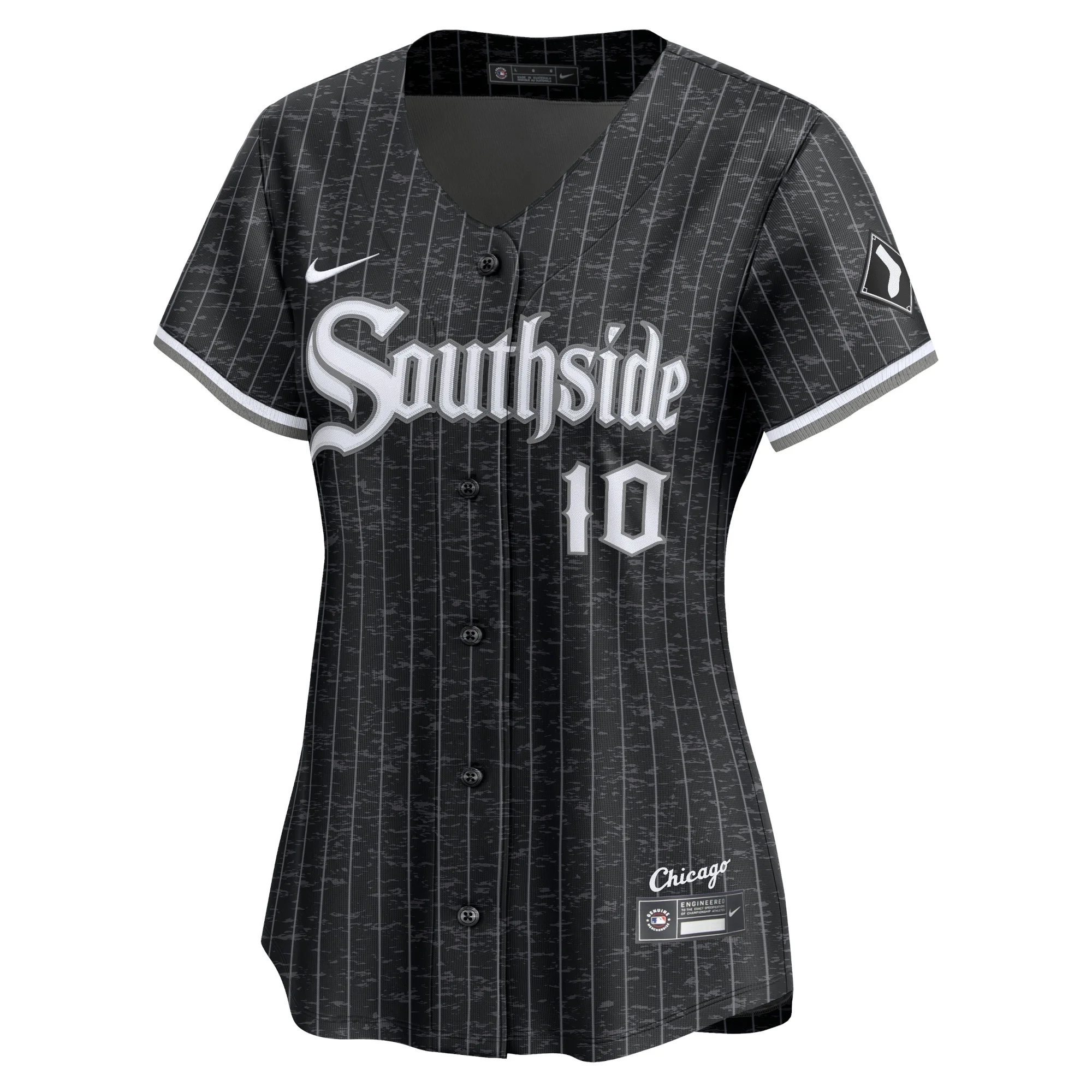 Women's Nike Yo-n Moncada Black Chicago White Sox City Connect Limited Player Jersey