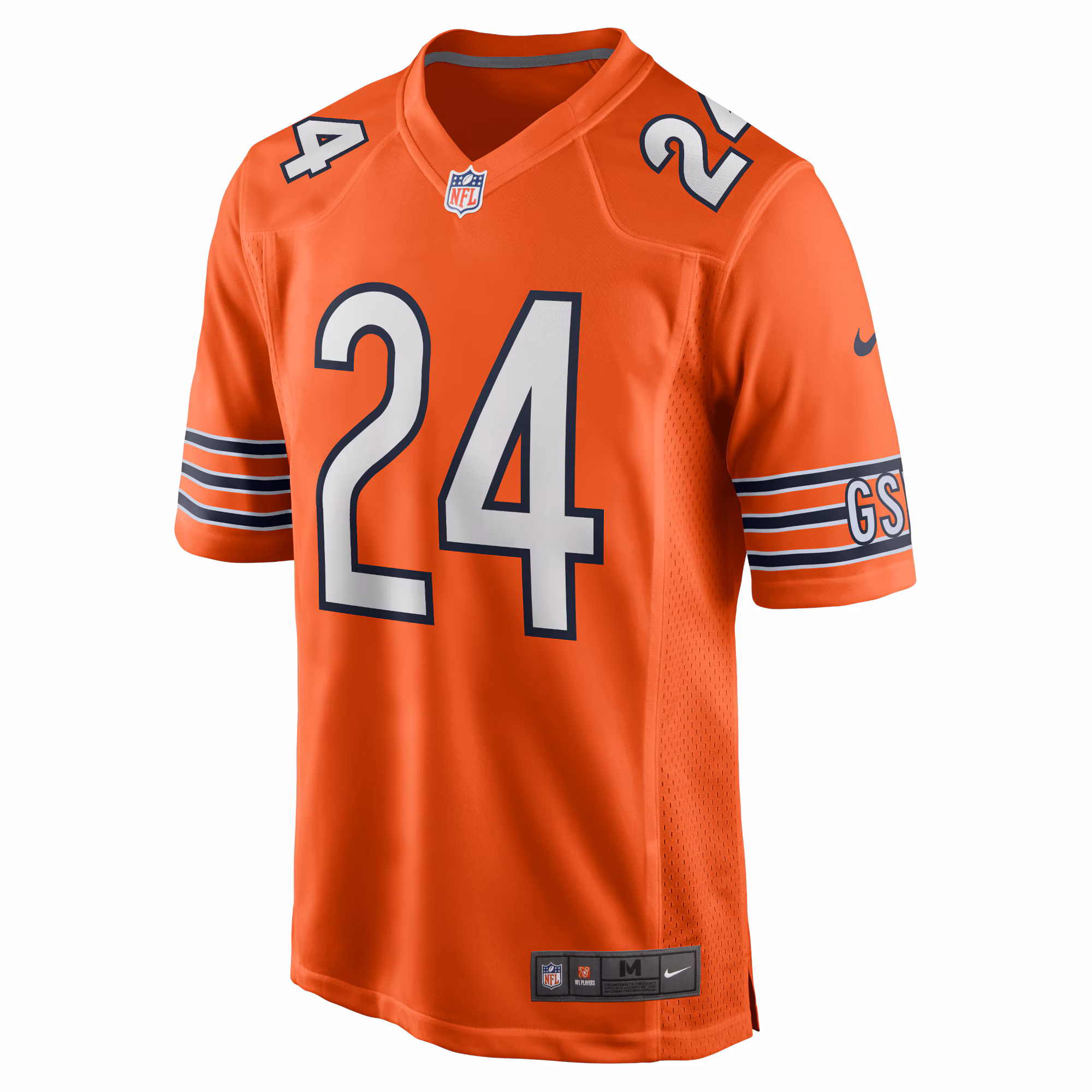 Khalil Herbert Chicago Bears Nike Alternate Game Player Jersey - Orange