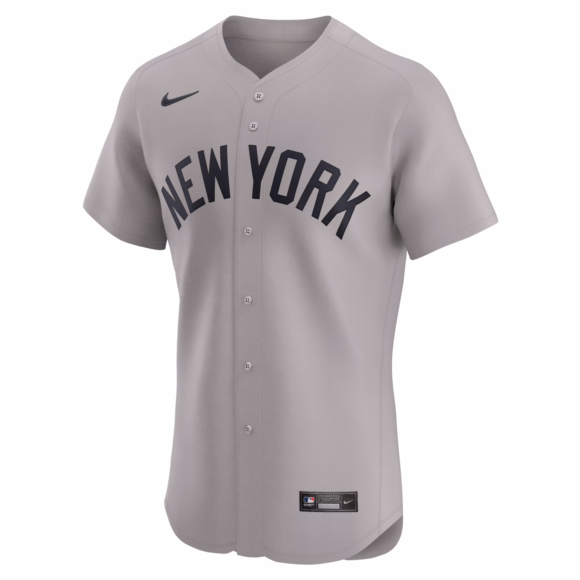New York Yankees Nike Road 2024 Jackie Robinson Day Elite Jersey - Gray