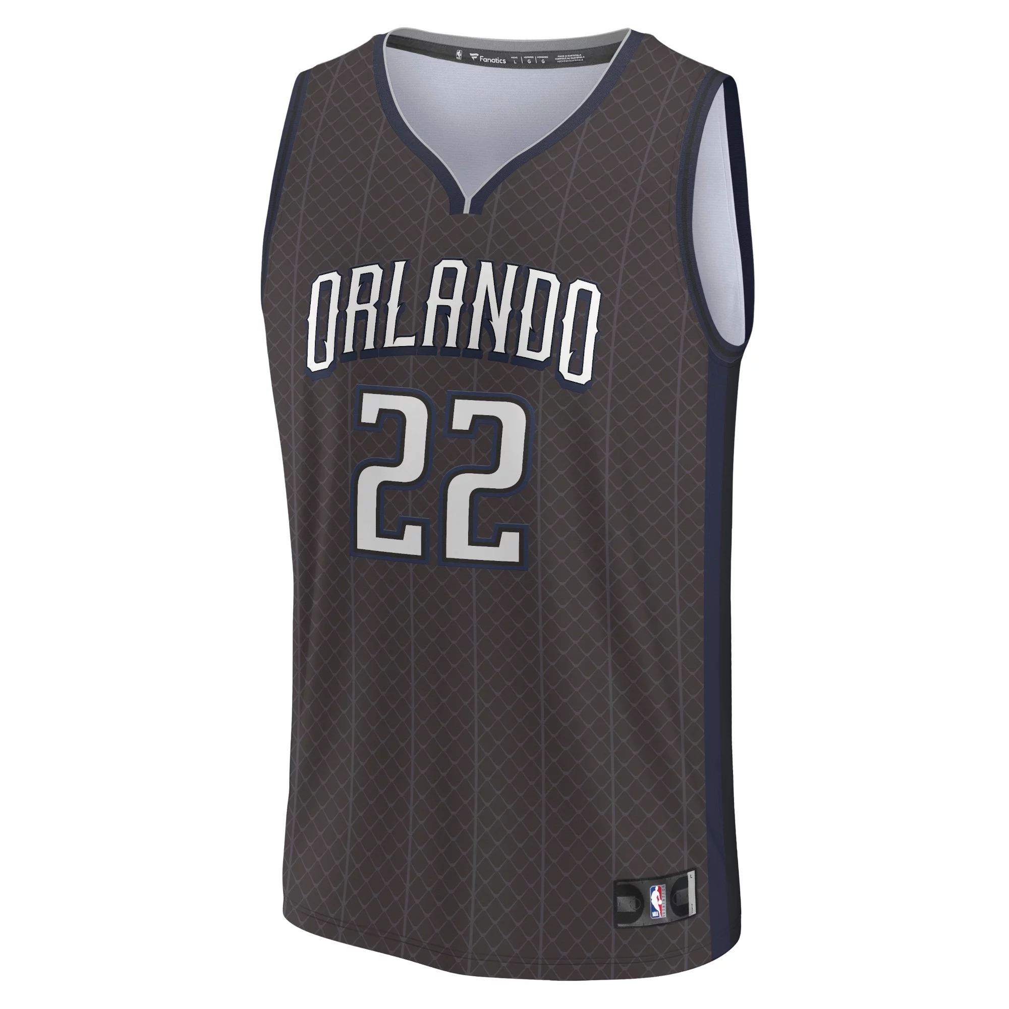 Men's Fanatics Franz Wagner Black Orlando Magic Fastbreak Jersey - City Edition