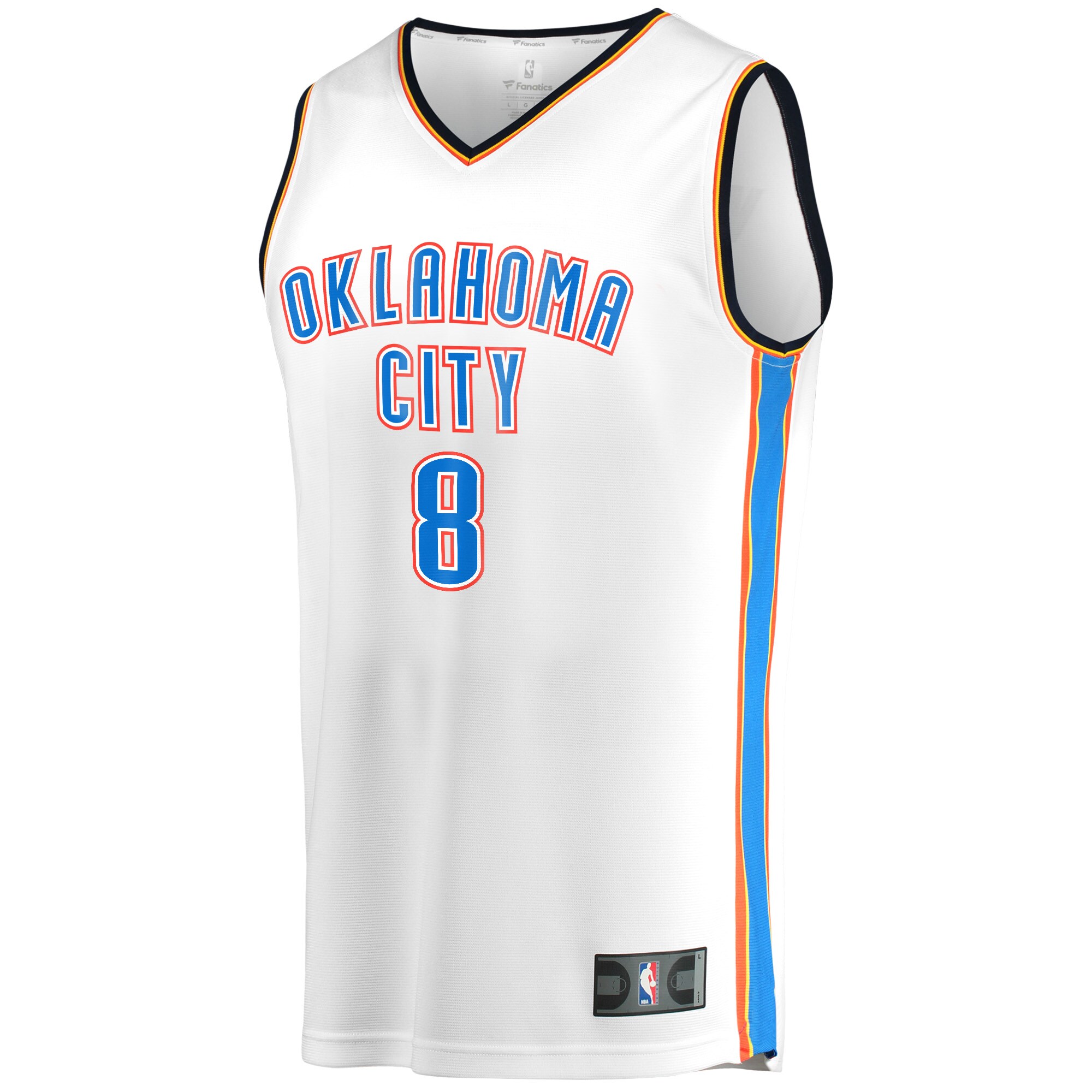 Jalen Williams Oklahoma City Thunder Fanatics Fast Break Player Jersey - Association Edition - White