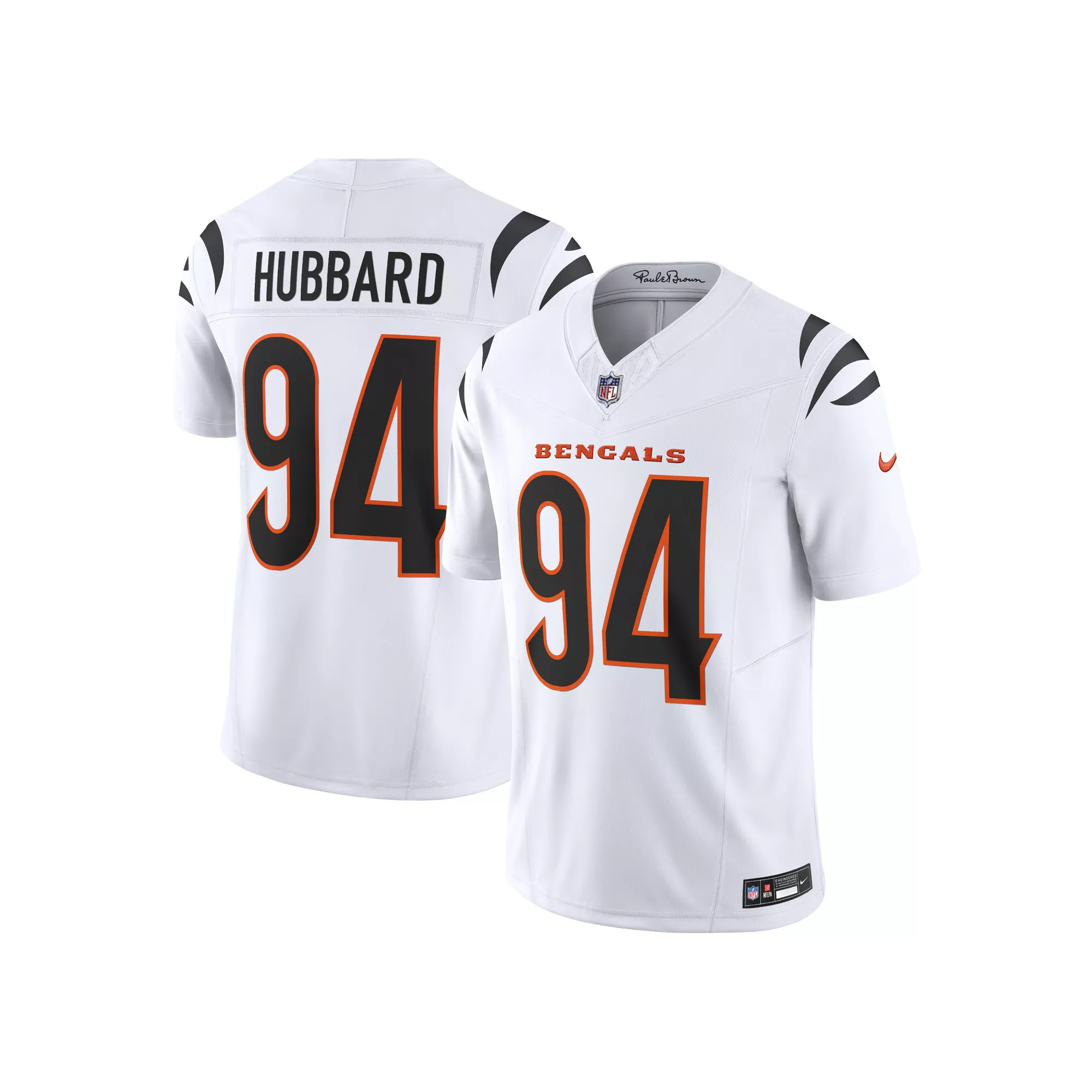 Men's Nike Sam Hubbard White Cincinnati Bengals Vapor F.U.S.E. Limited Jersey