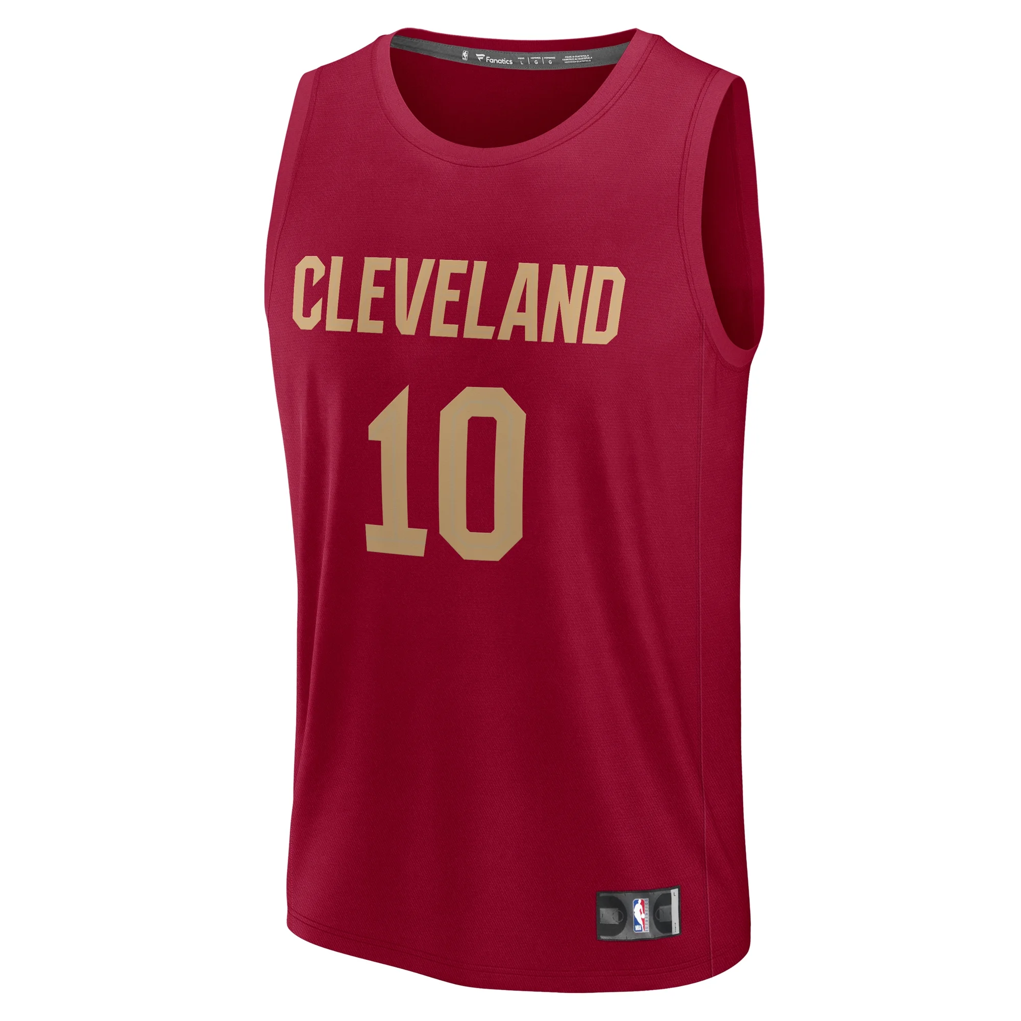 Men's Fanatics Darius Garland Wine Cleveland Cavaliers Fast Break Player Jersey - Icon Edition