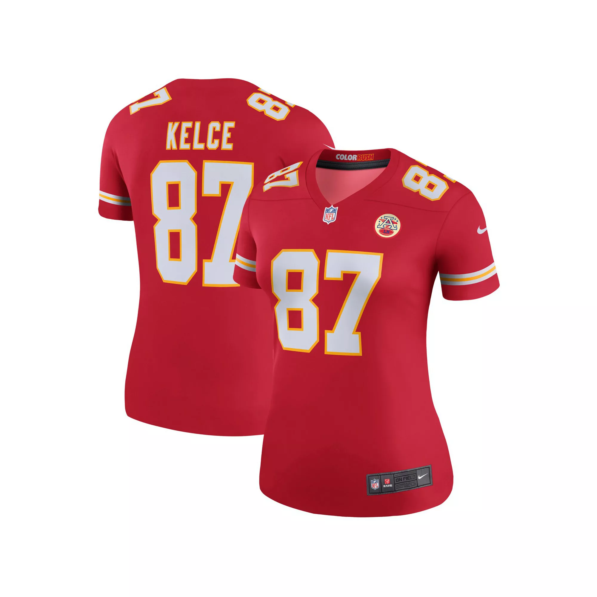 Women's Nike Travis Kelce Red Kansas City Chiefs Legend Jersey