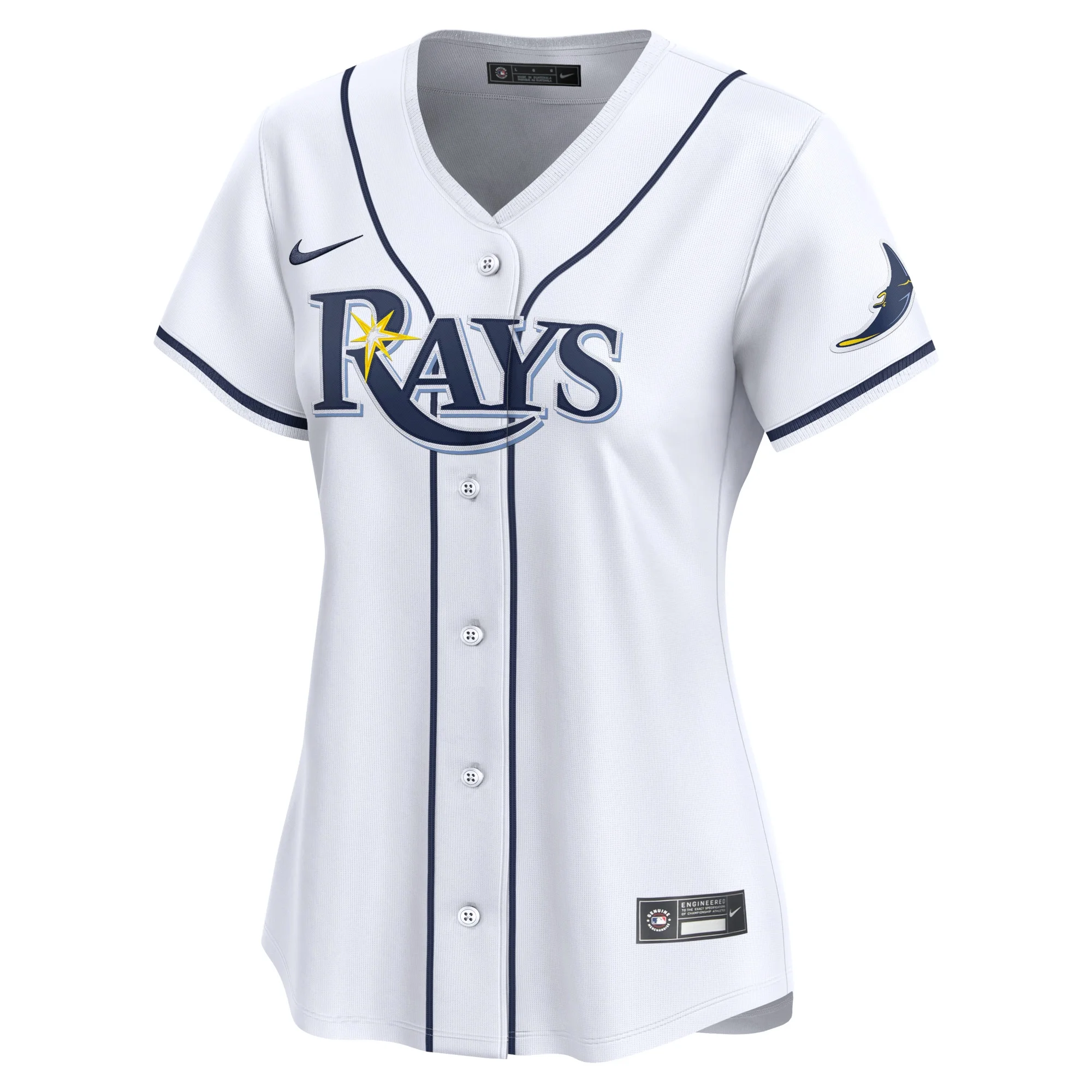 Women's Nike White Tampa Bay Rays 2024 Jackie Robinson Day Home Limited Jersey
