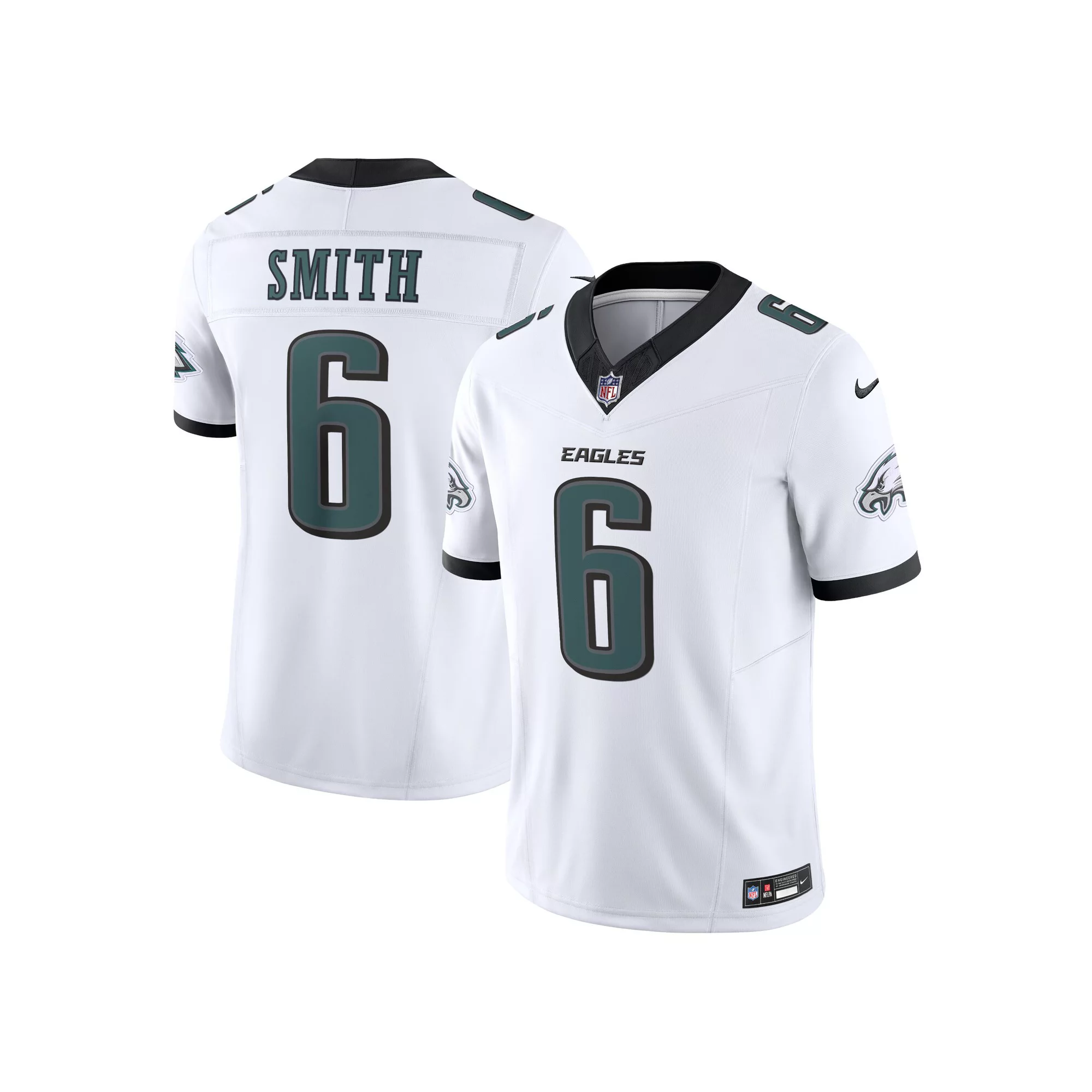 Men's Nike DeVonta Smith White Philadelphia Eagles Vapor F.U.S.E. Limited Jersey
