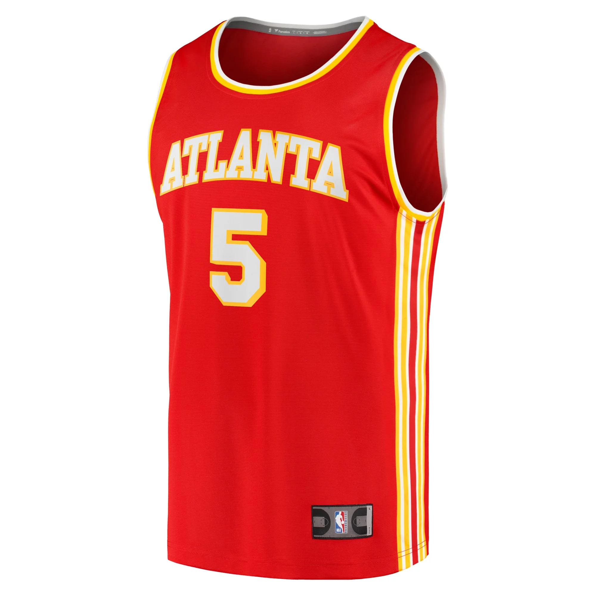 Men's Fanatics Dejounte Murray Red Atlanta Hawks Fast Break Replica Jersey - Icon Edition