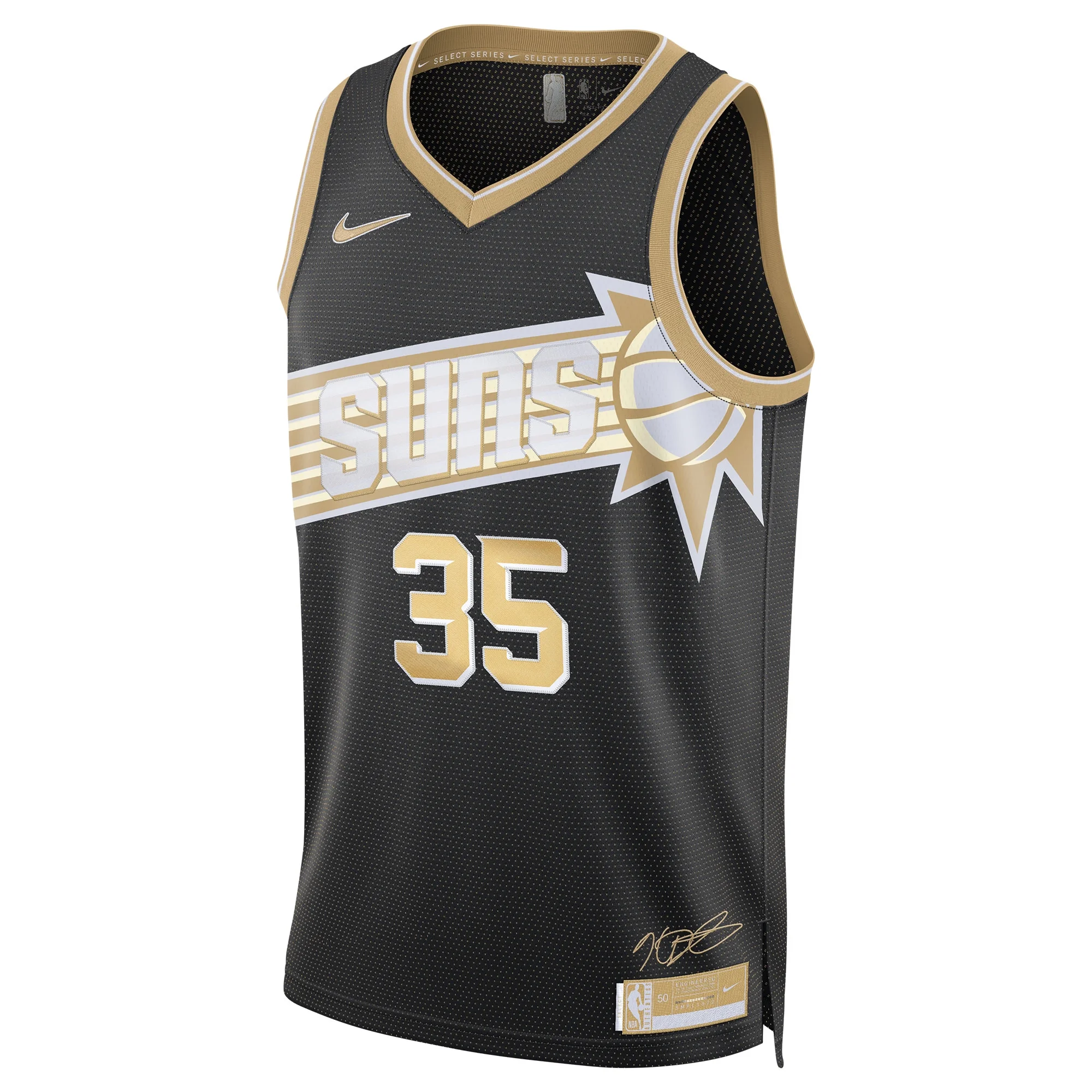 Unisex Nike Kevin Durant Black Phoenix Suns Select Series Swingman Jersey