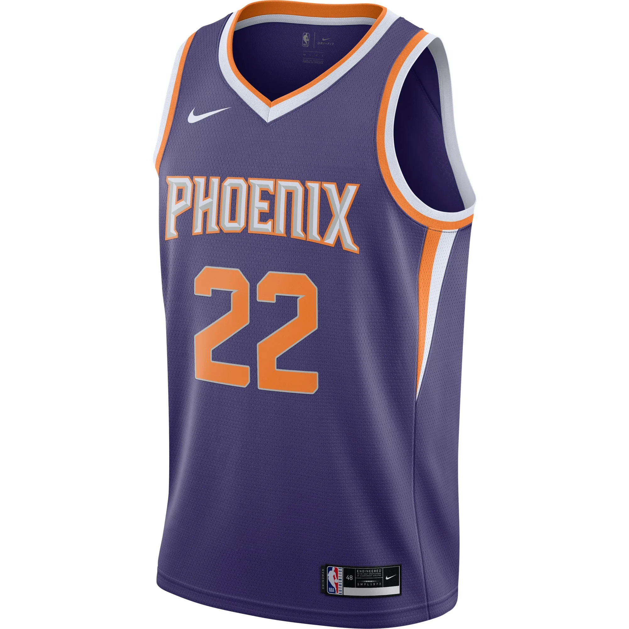 Nike Deandre Ayton Purple Phoenix Suns 2020/21 Swingman Player Jersey - Icon Edition